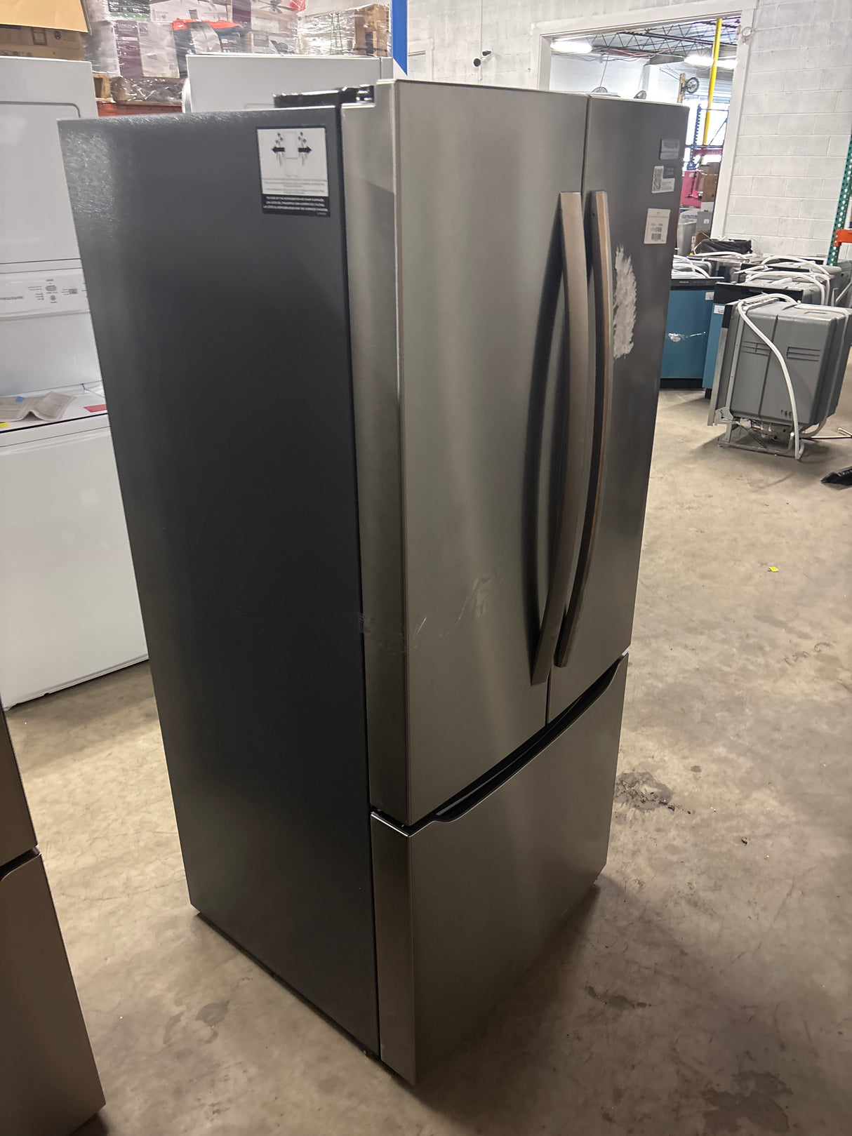 Gallery 30 in. 20 cu. ft. Standard Depth French Door Refrigerator in Stainless Steel with Internal Water Dispenser