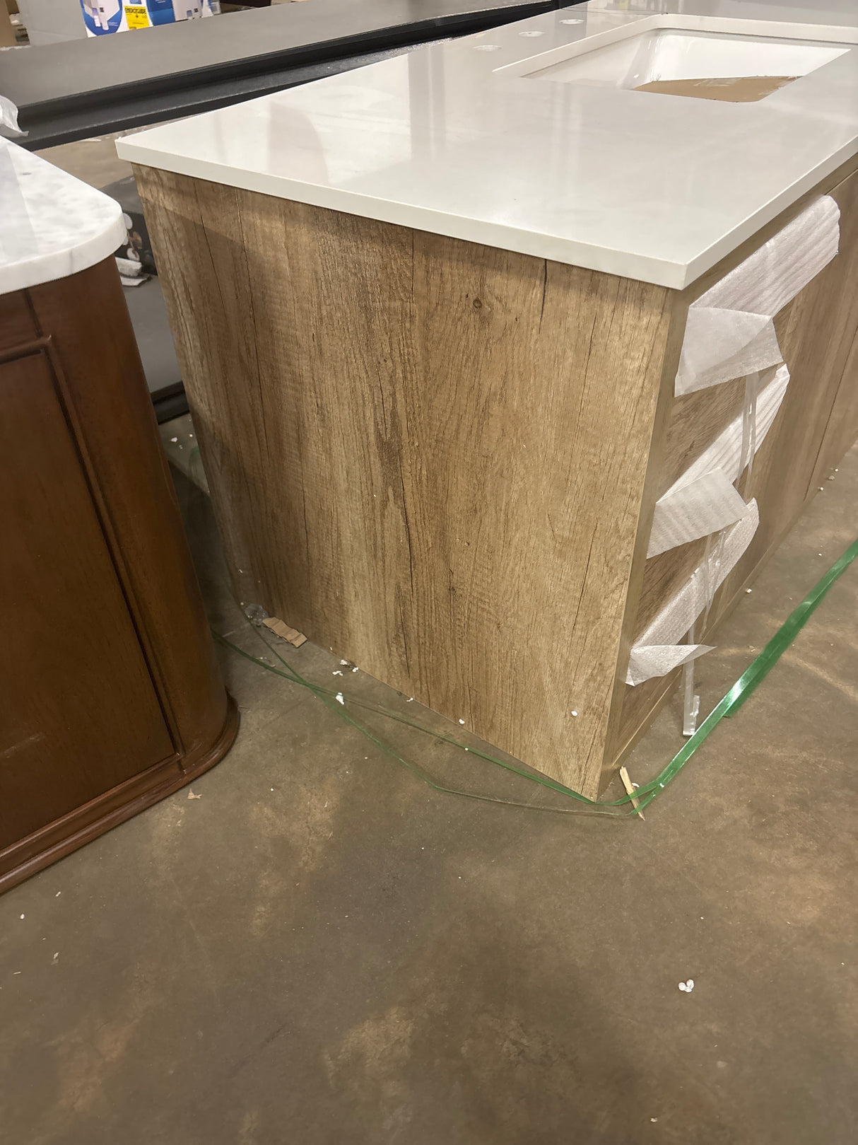 Sterling Collection Vanity 2dr 6dw 48''W x 22''D x 33.5''H in Natural Oak