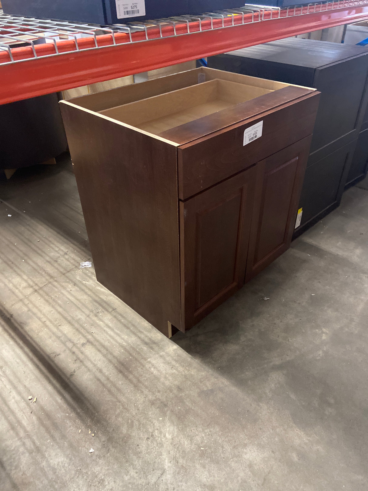 Benton Assembled 30x34.5x24 in. Base Cabinet with Soft Close Full Extension Drawer in Amber