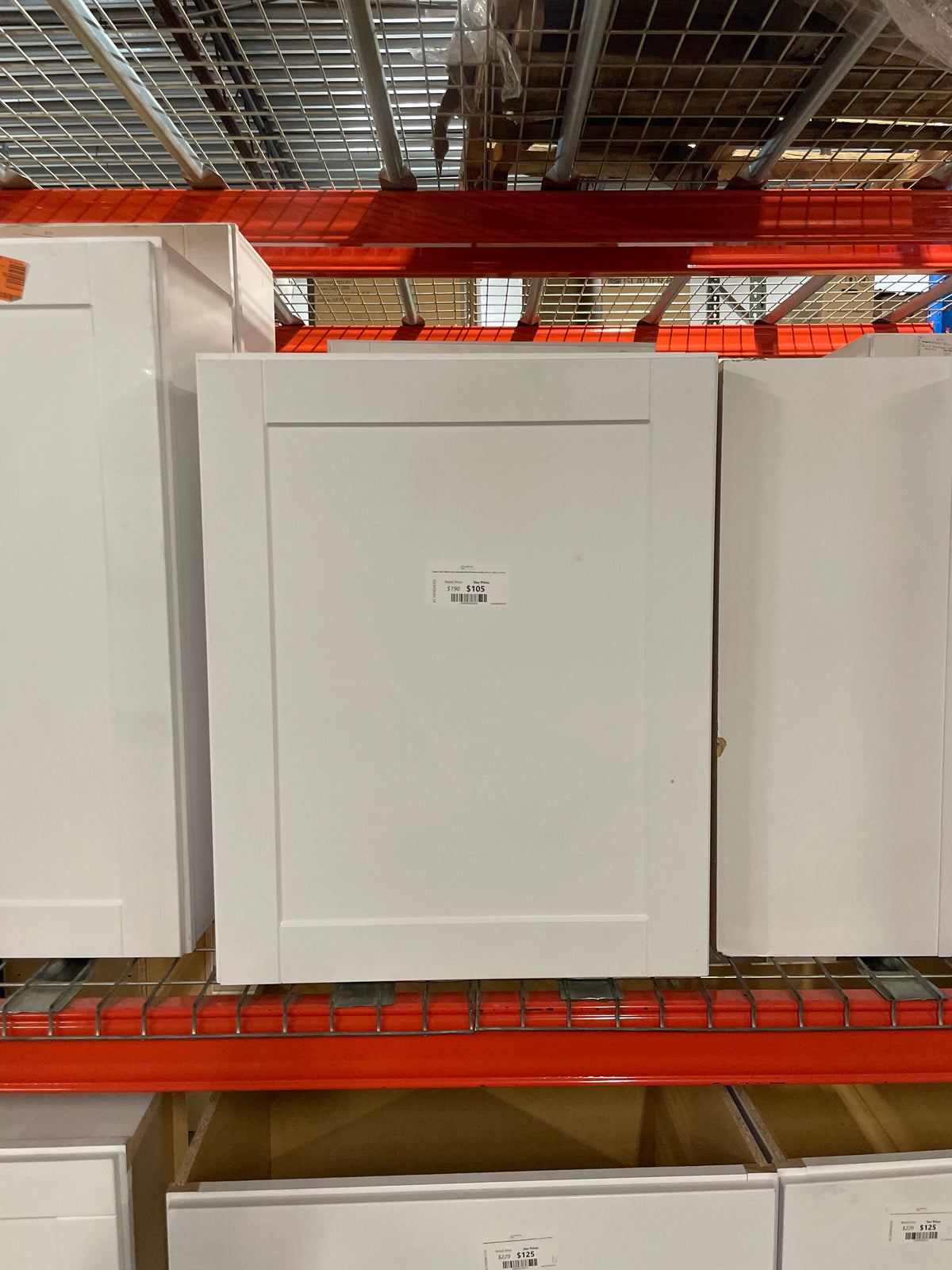 Shaker Satin White Stock Assembled Wall Kitchen Cabinet (24 in. x 30 in. x 12 in.)