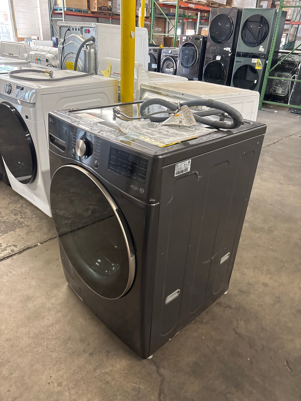LG 4.5 cu. ft. Ultra Large Capacity Wi-Fi Enabled Front Load Washer with TurboWash 360° and Built-In Intelligence
