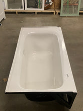 Load image into Gallery viewer, Cambridge 60 in. Left Drain Rectangular Apron Front Bathtub in White
