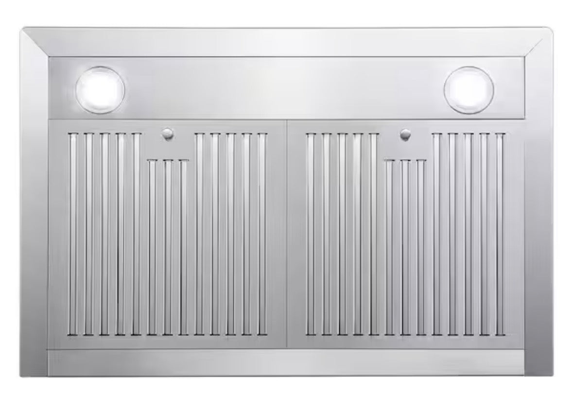 30 in. Vista Collection 380 CFM Ducted Wall Mount Range Hood, Touch Controls, LED Lights, Stainless Steel