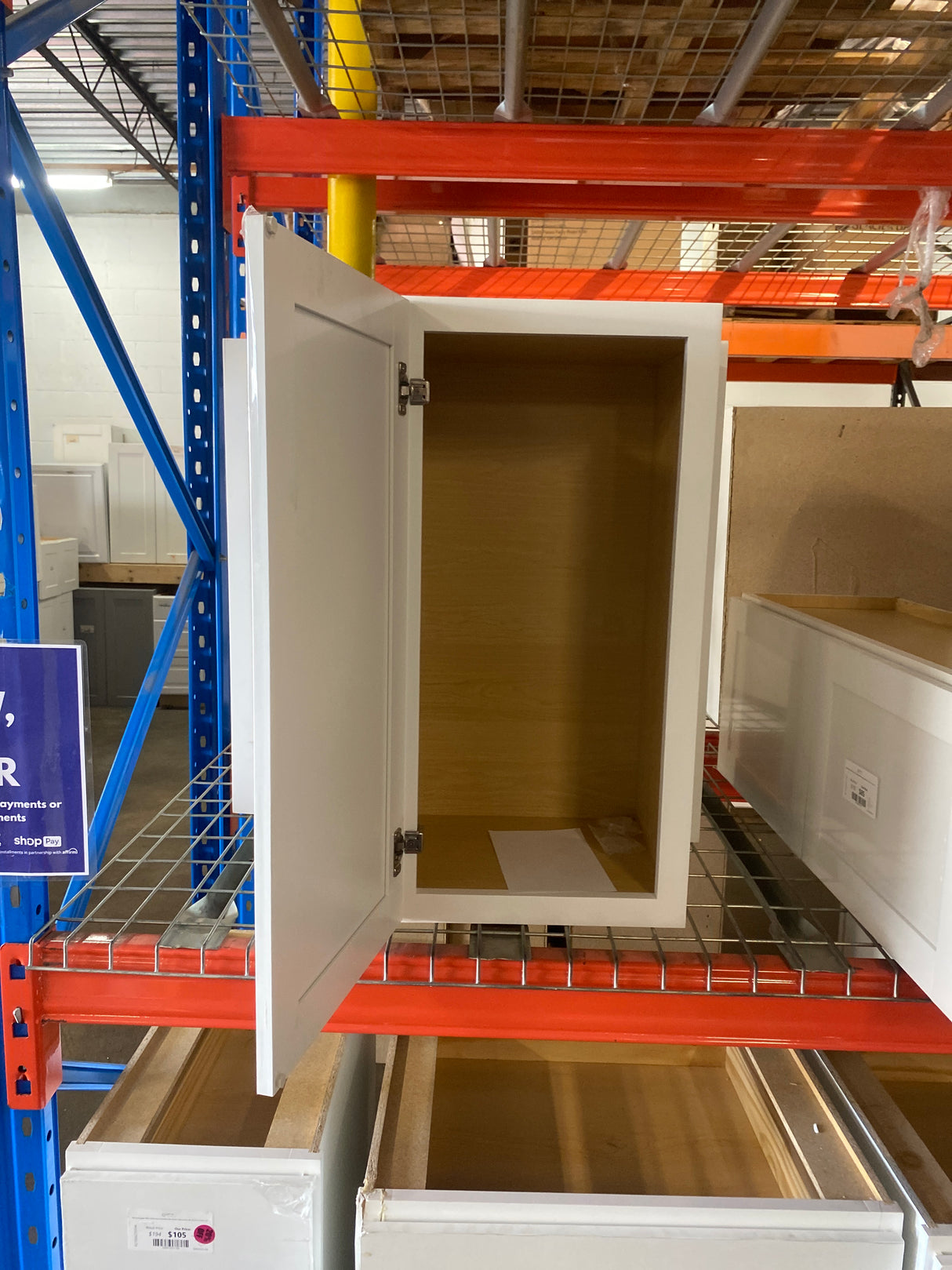 Westfield Feather White Shaker Stock Assembled Wall Kitchen Cabinet (15 in. W x 12 in. D x 30 in. H)