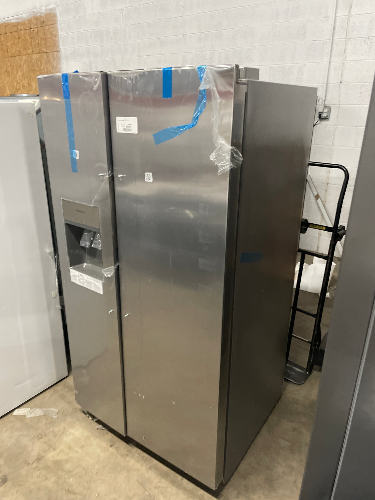 36 in. 26 cu. ft. Standard Depth Side by Side Refrigerator in Stainless Steel