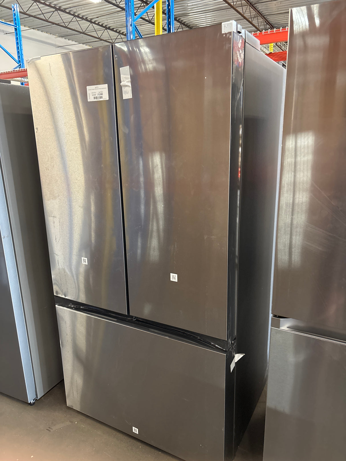 Samsung 30 cu. ft. Bespoke 3-Door French Door Refrigerator with Beverage Center