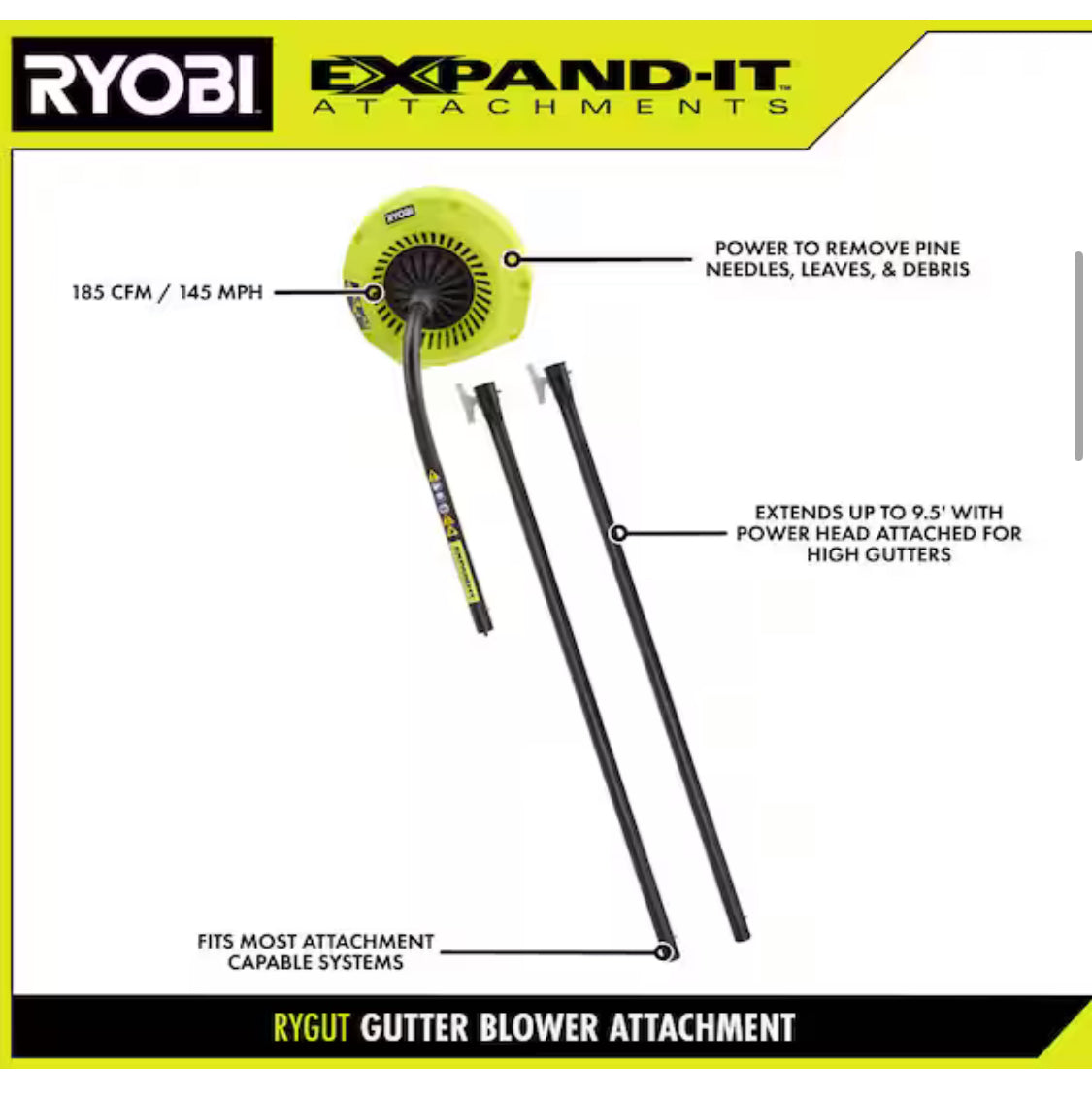 Expand-It Gutter Blower Attachment