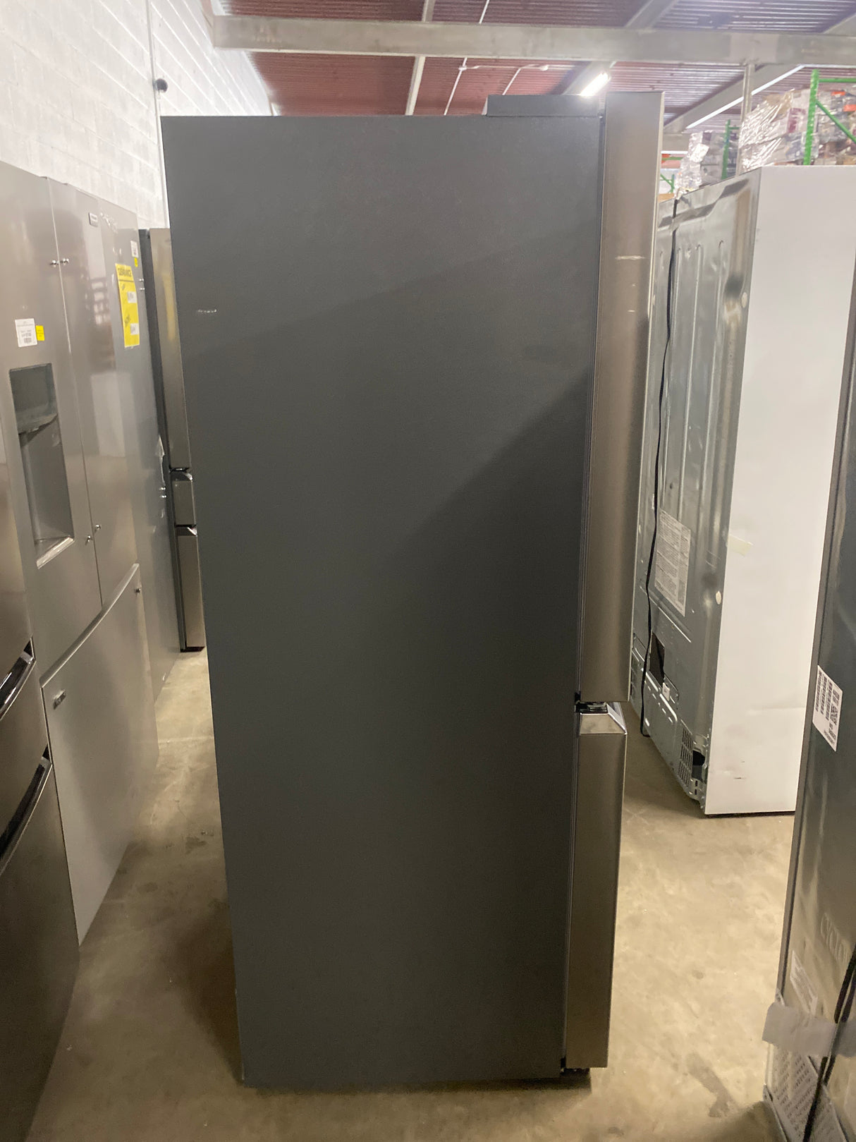 Gallery 36 in. 22 cu. ft. Counter-Depth 4-Door Refrigerator in Smudge-Proof Stainless Steel, ENERGY STAR