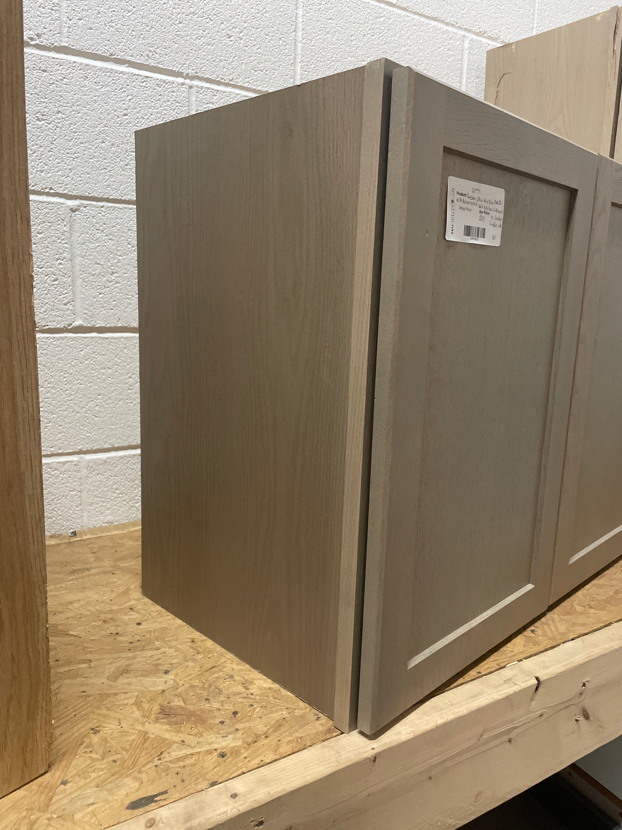 Sinclair 24 in. W x 12 in. D x 30 in. H Assembled Wall Kitchen Cabinet in Shaker Saddle Oak