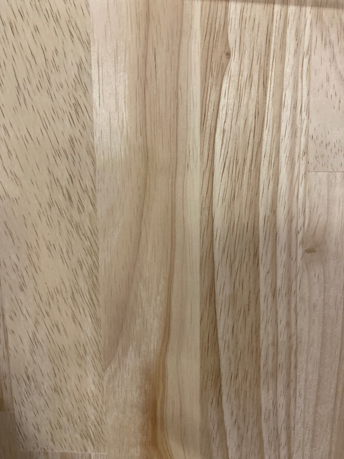 8 ft. L x 25 in. D Unfinished Hevea Solid Wood Butcher Block Countertop With Square Edge