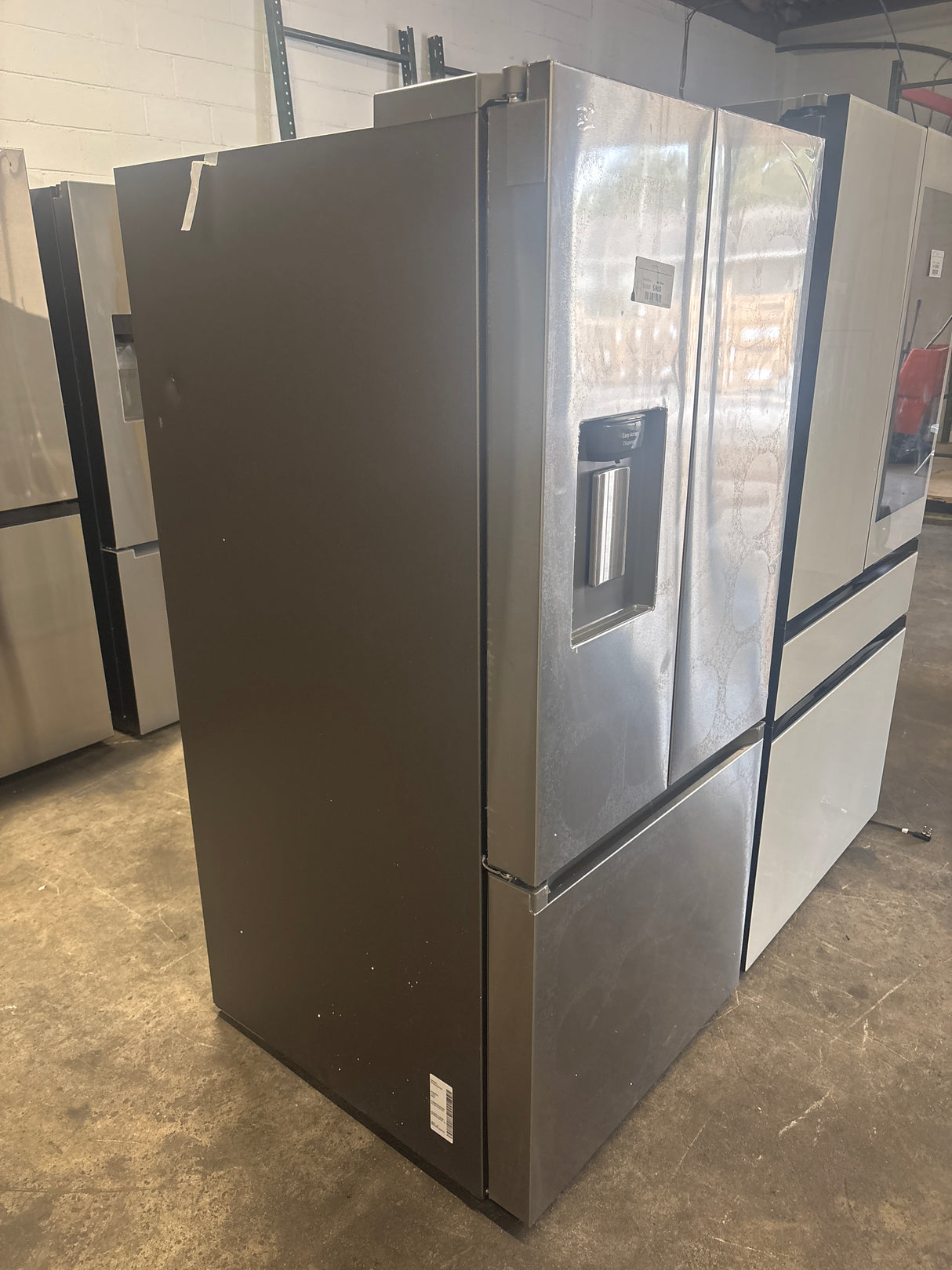 Samsung 22 cu. ft. Smart 3-Door French Door Refrigerator with External Water Dispenser