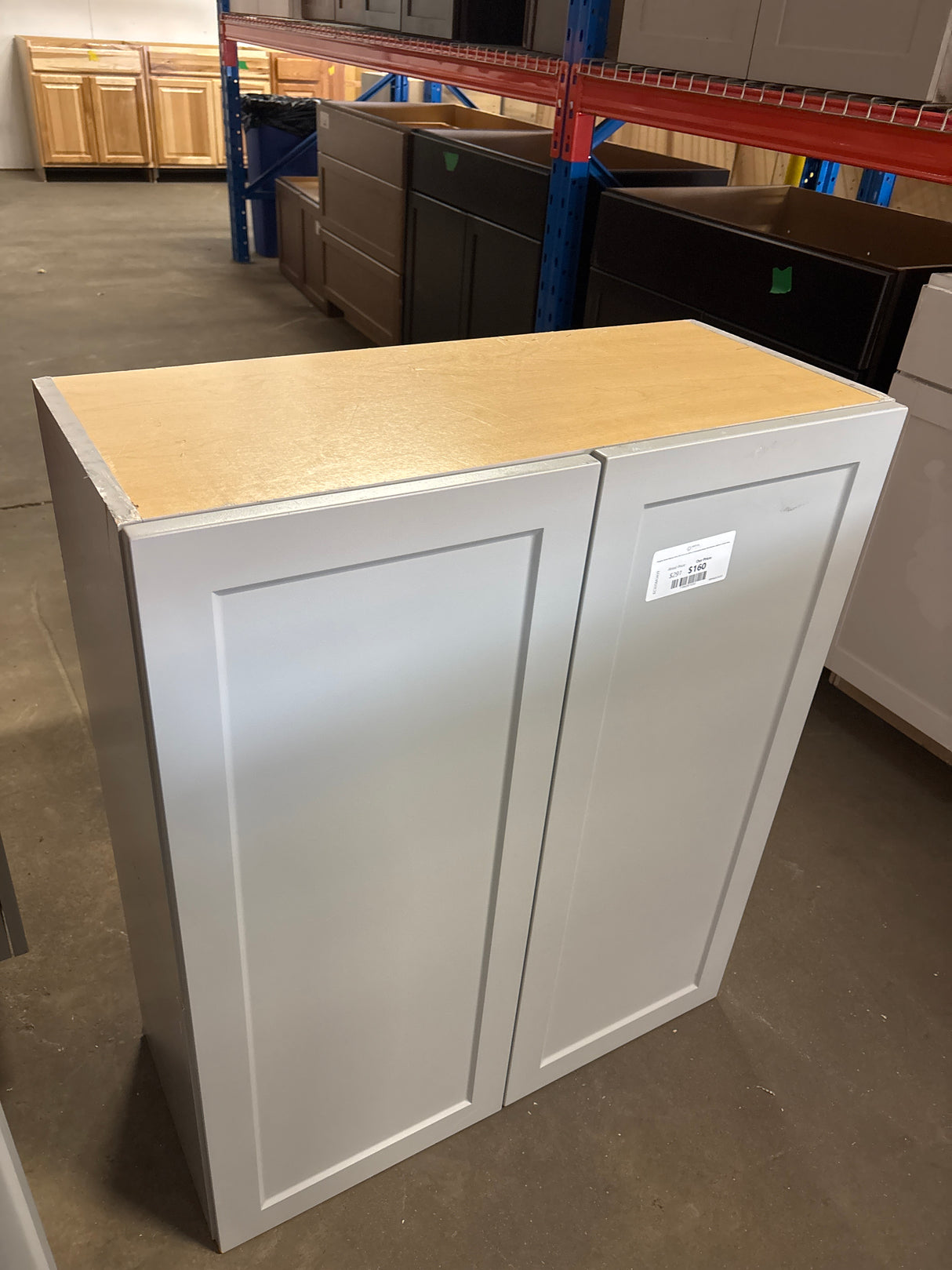 Designer Series Melvern 30 in. W x 12 in. D x 36 in. H Assembled Shaker Wall Kitchen Cabinet in Heron Gray