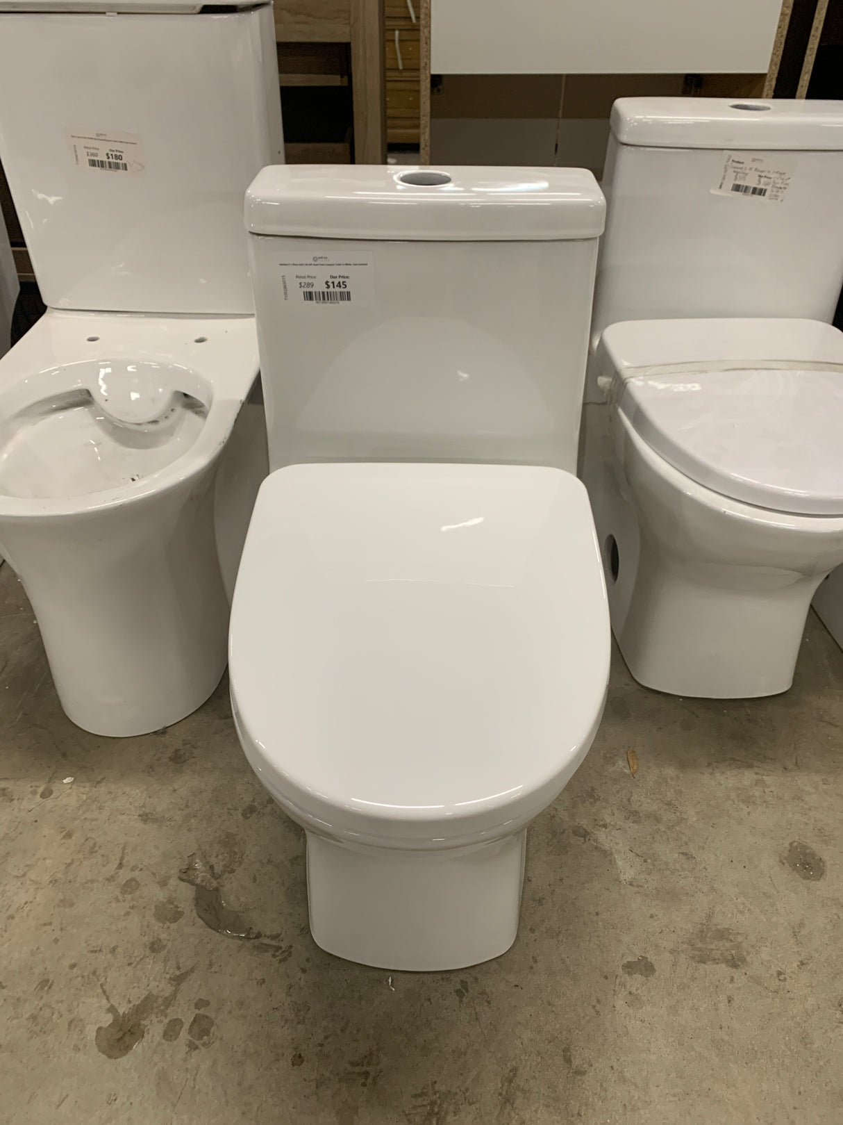 Sublime II 1-Piece 0.8/1.28 GPF Dual Flush Compact Toilet in White, Seat Included