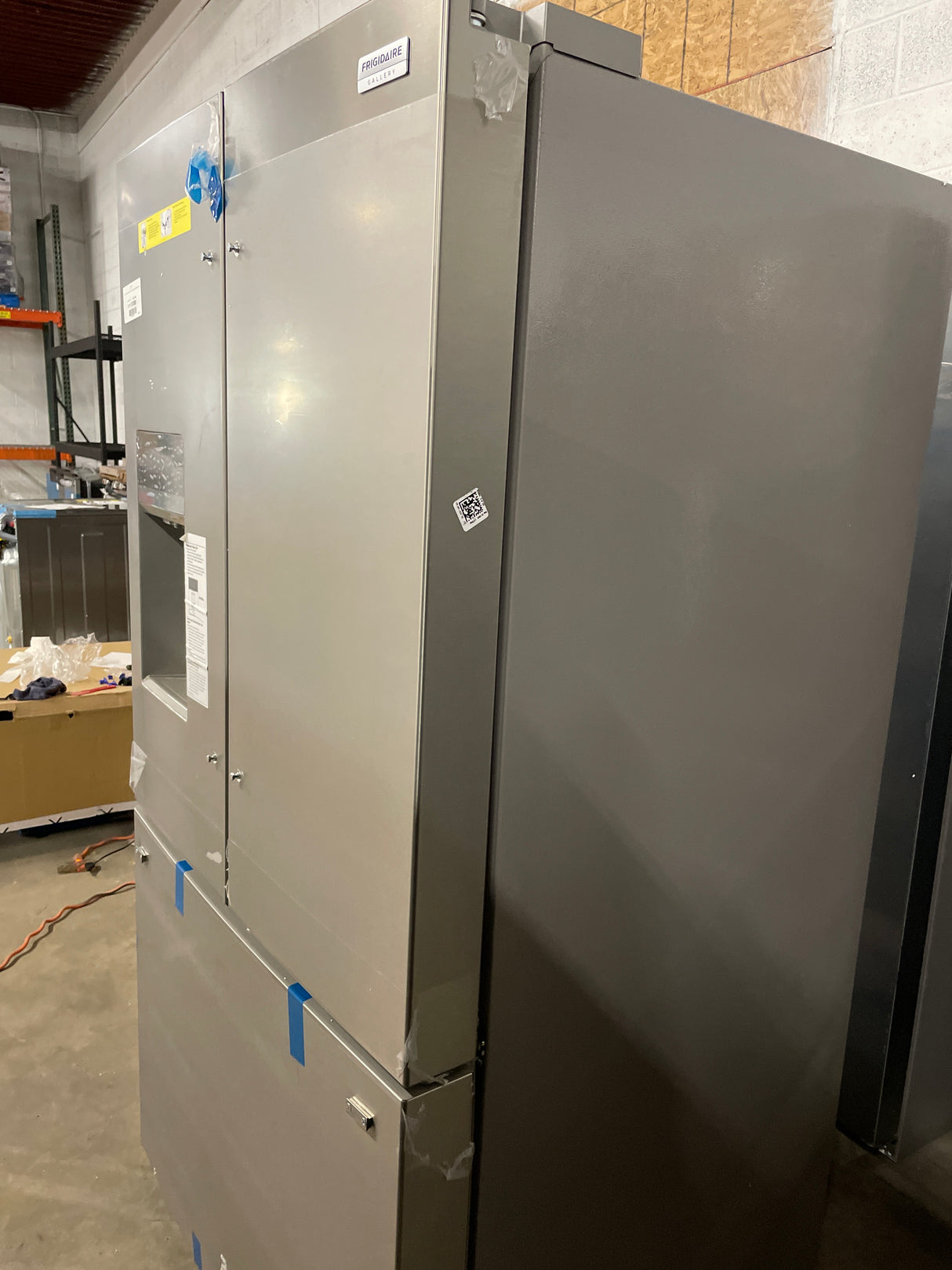 36 in. Gallery 28 cu. ft. Standard Depth French Door Refrigerator in Smudge-Proof Stainless Steel