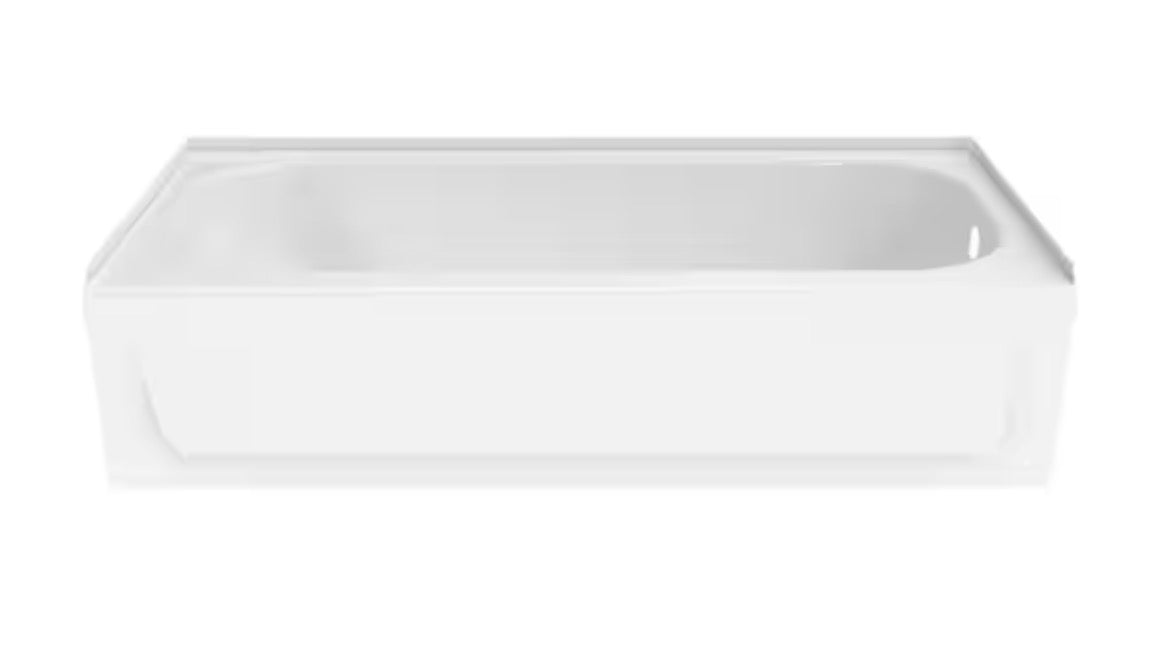 BootzCast 60 in. x 30 in. Soaking Alcove Bathtub with Right Drain in White