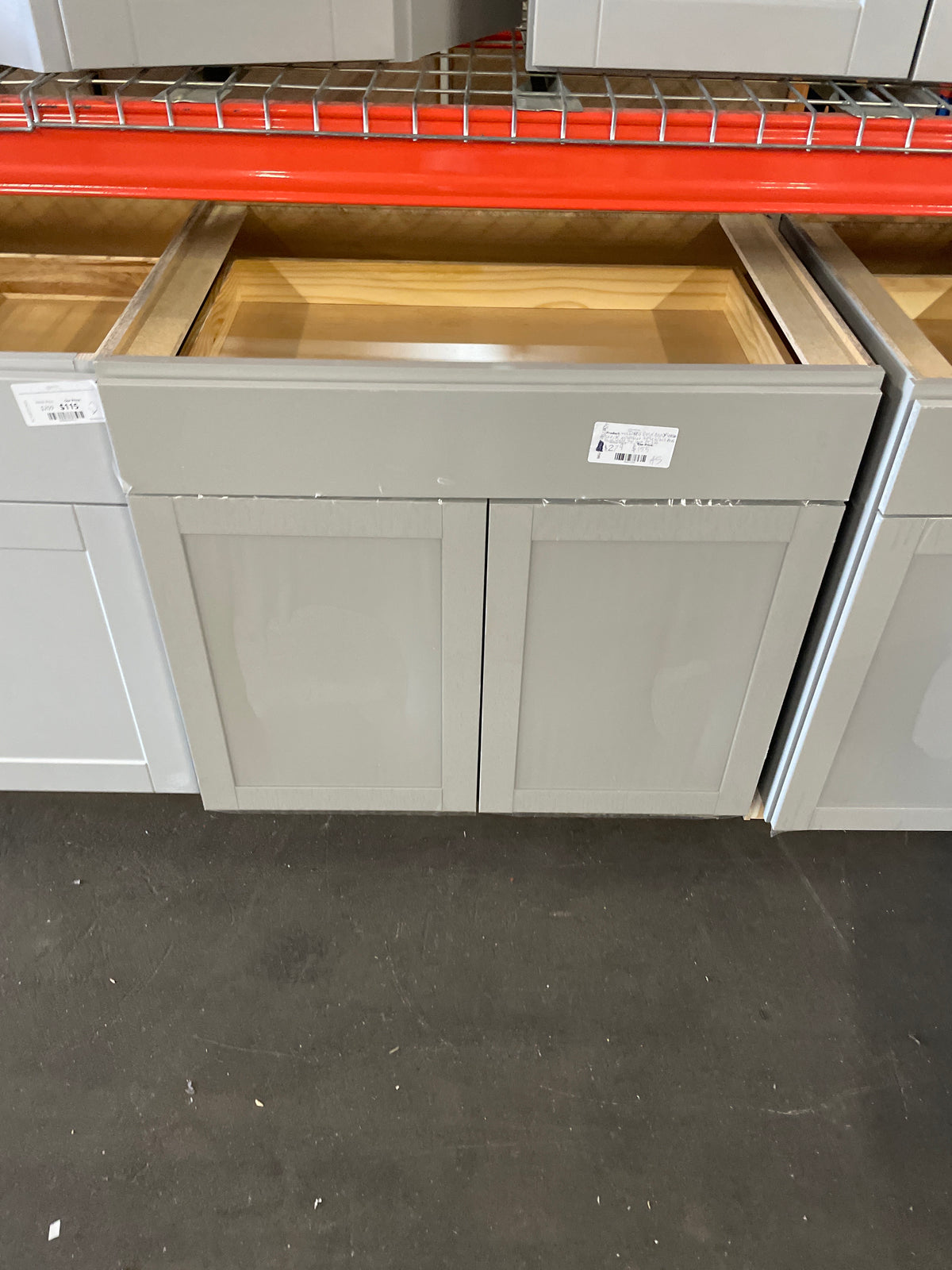 Westfield Dusk Gray Shaker Stock Assembled Base Kitchen Cabinet (36 in. W x 23.75 in. D x 35 in. H) (Copy)