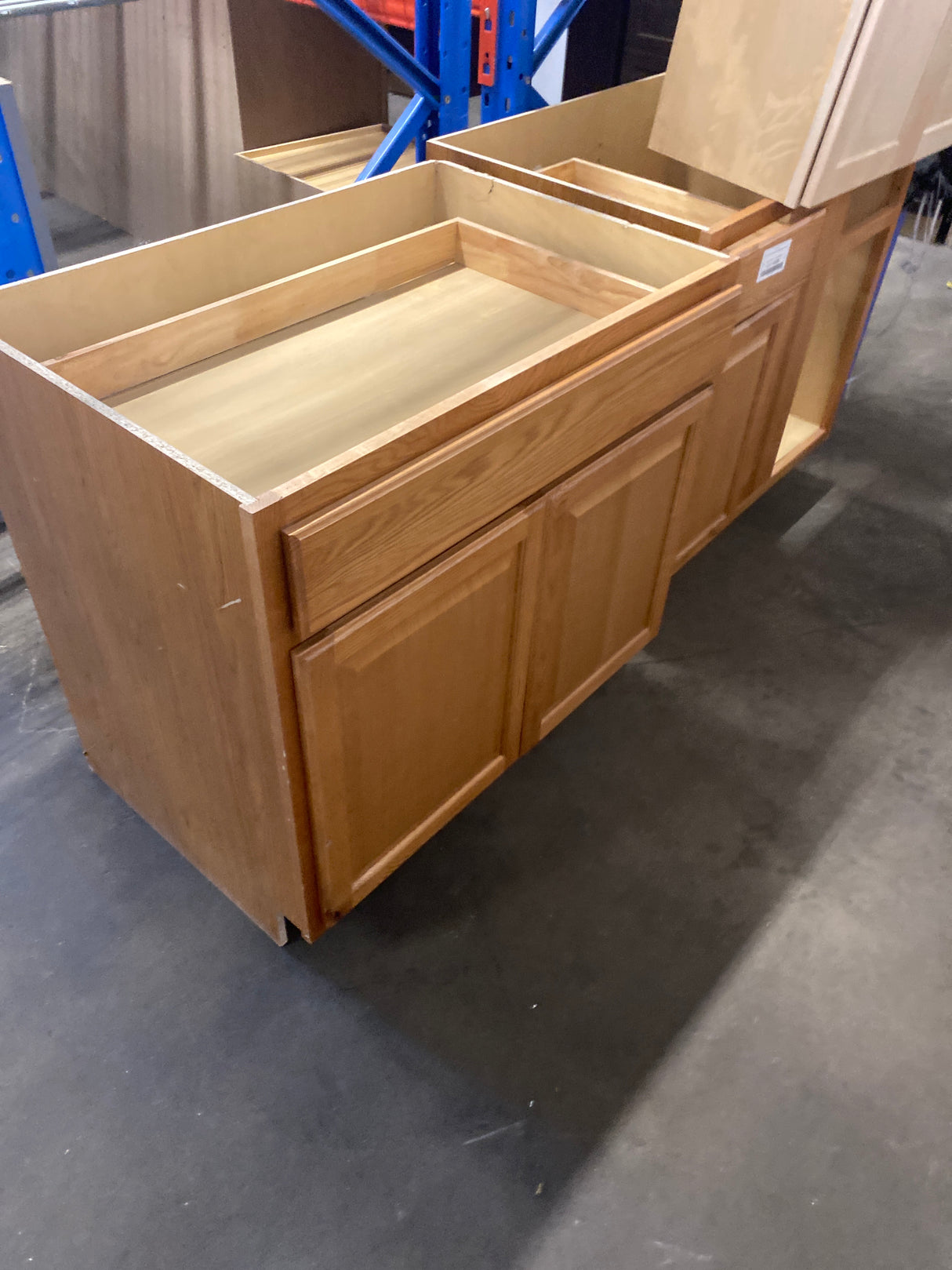 Recessed Panel 36 in. W x 24 in. D x 34.5 in. H Assembled Base Cabinet in Unfinished