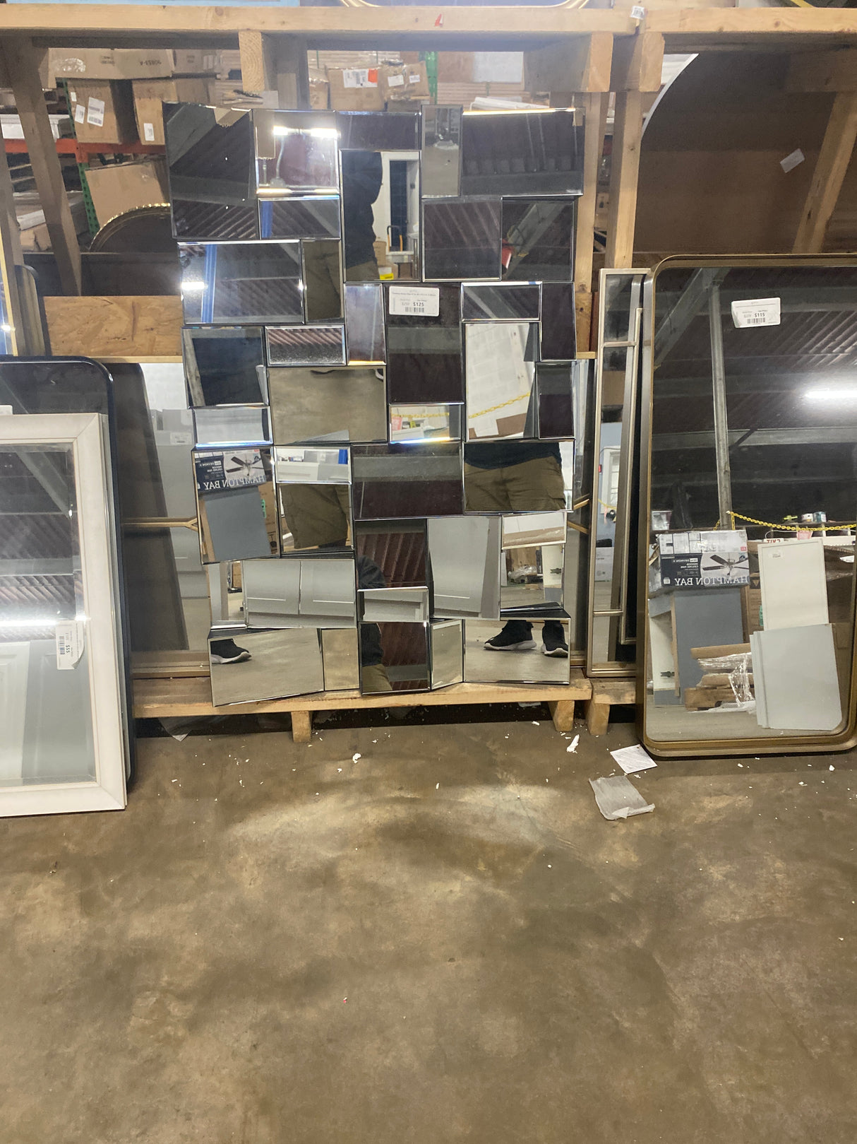 Timeless Home Clear 47 in. W x 31.5 in. H Mirror