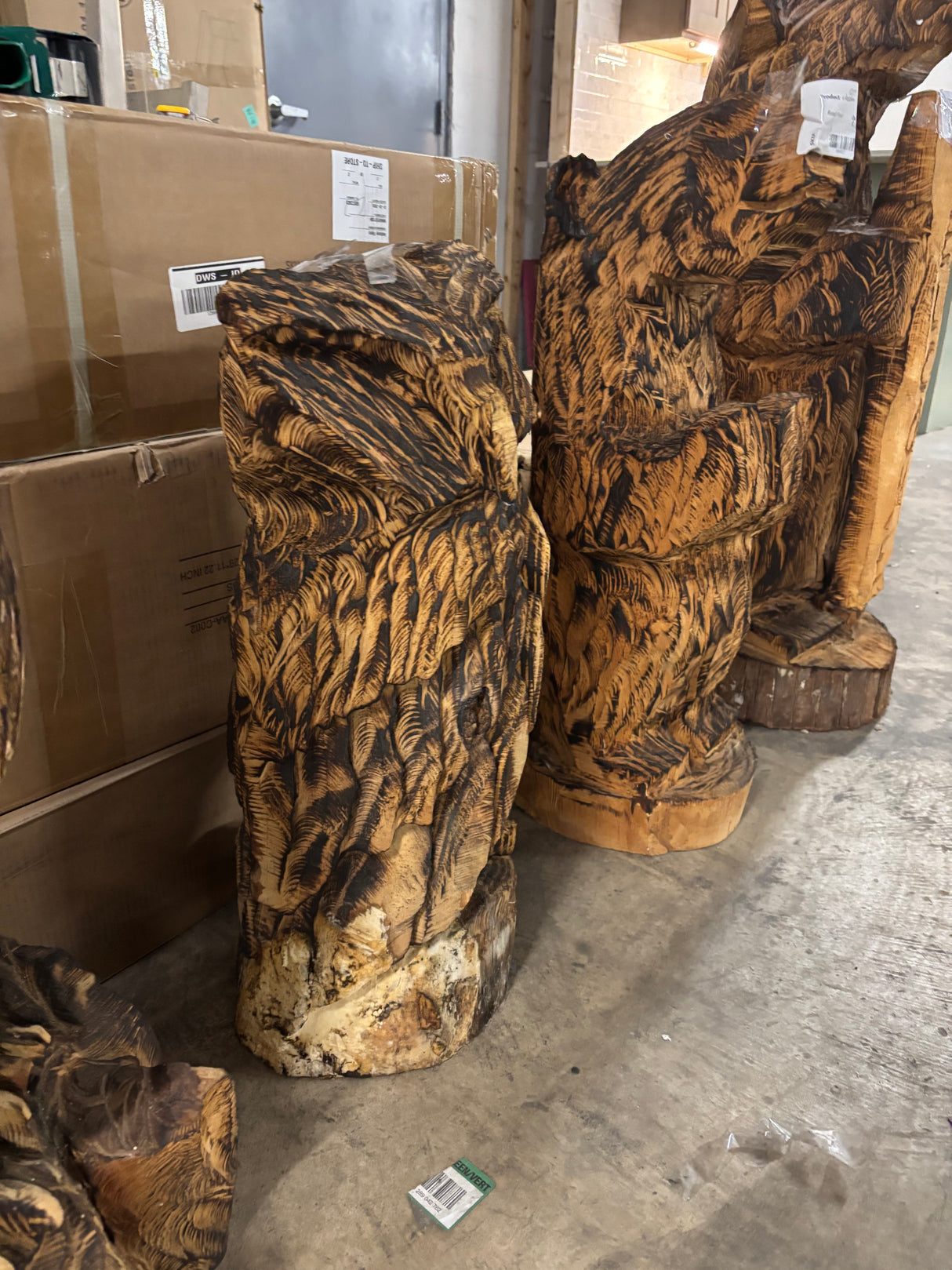Wooden Figurine Owl