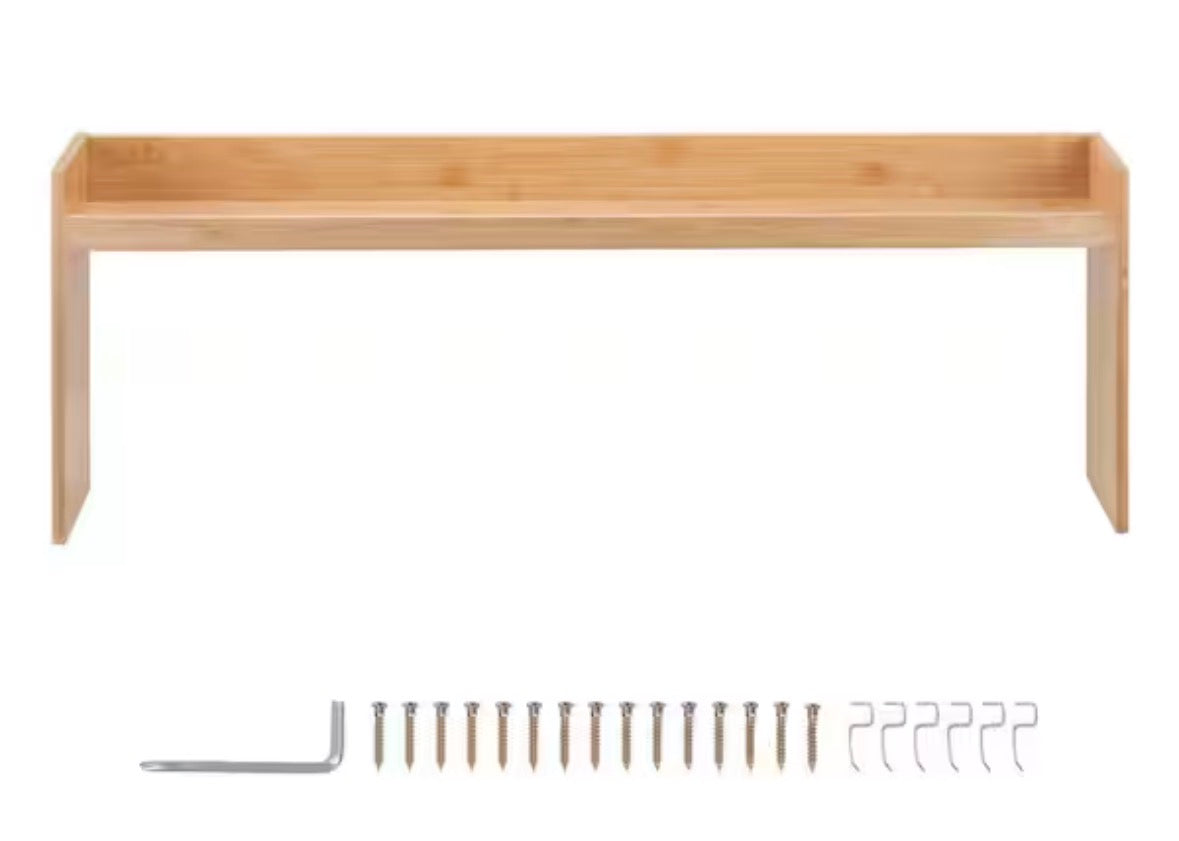 Over the Stove Shelf, Spice Shelf for Kitchen Stove Top, Seasoning Shelves, Spice Organizer, Easy to Assemble Countertop