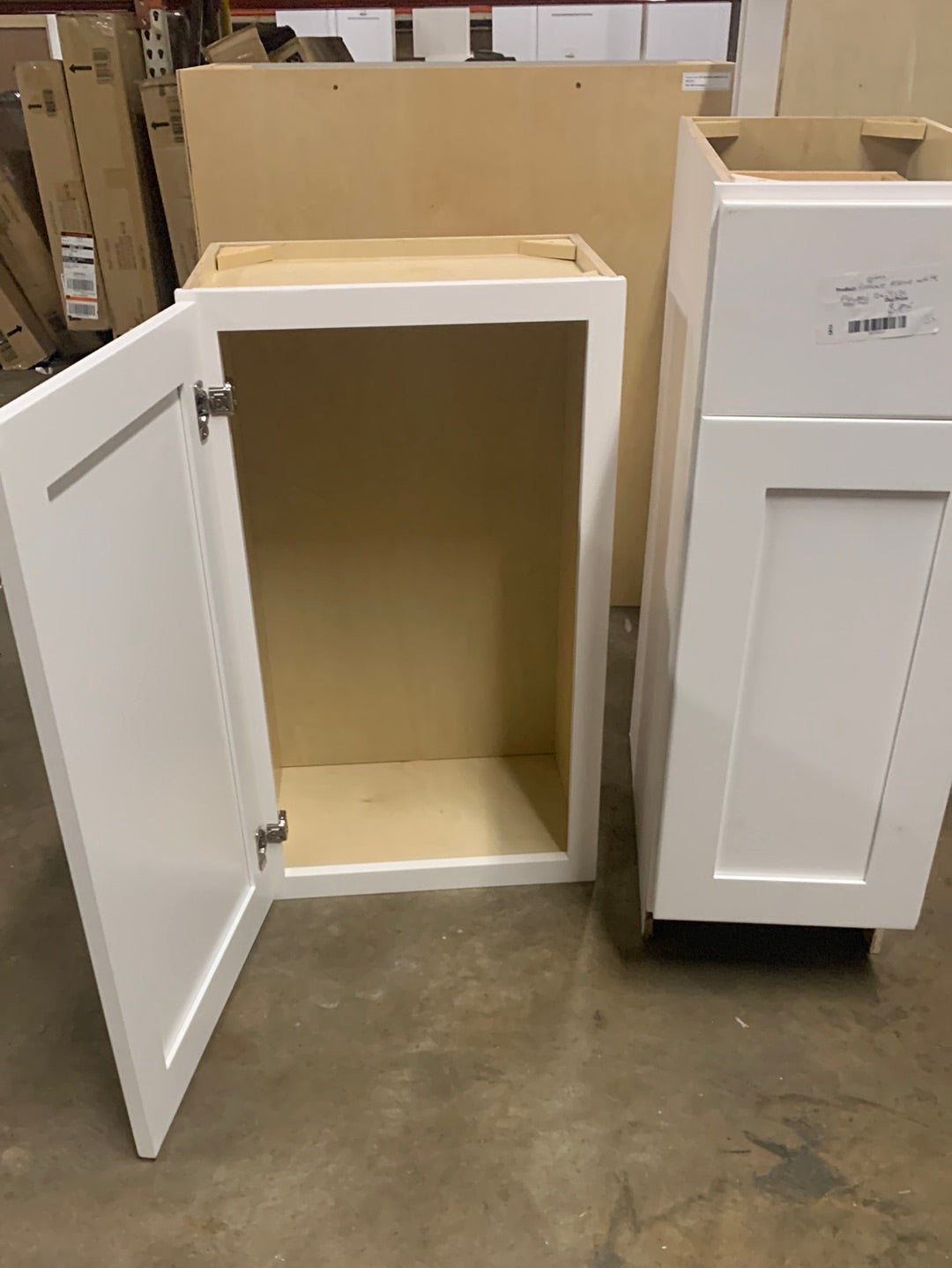 Avondale 18 in. W x 12 in. D x 30 in. H Ready to Assemble Plywood Shaker Wall Kitchen Cabinet in Alpine White