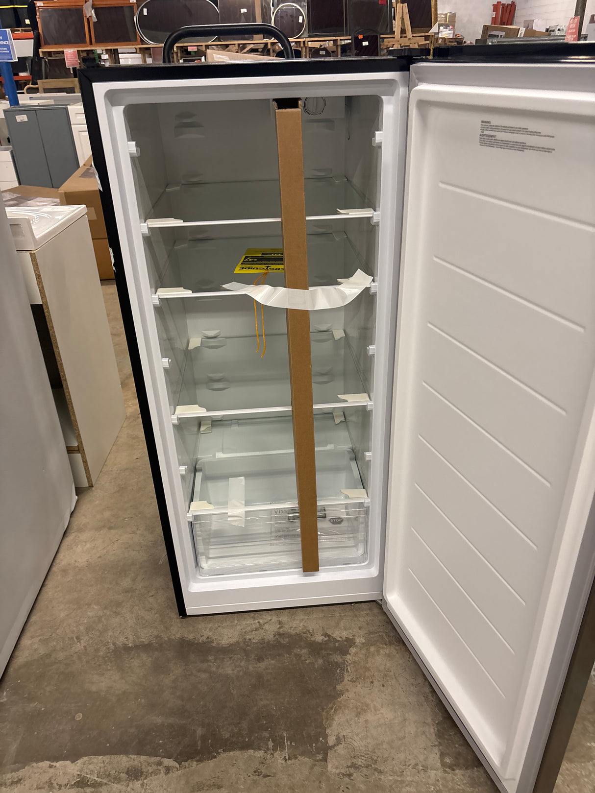 7.1 cu. ft. Manual Defrost Convertible Upright Freezer in Stainless Steel Look