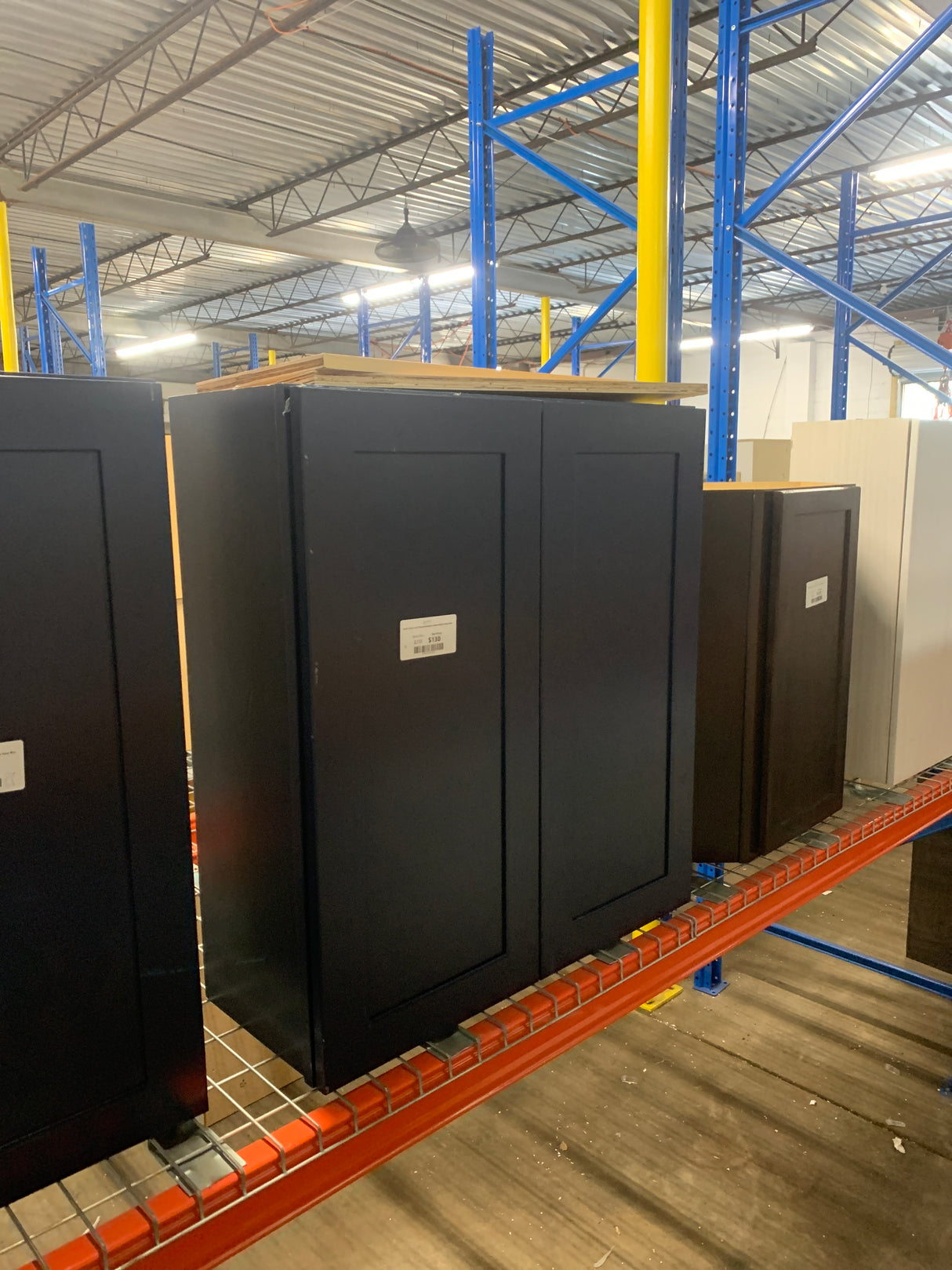 33 W x 36 H x 12 D Plywood Kitchen Cabinet Wall In Navy Blue