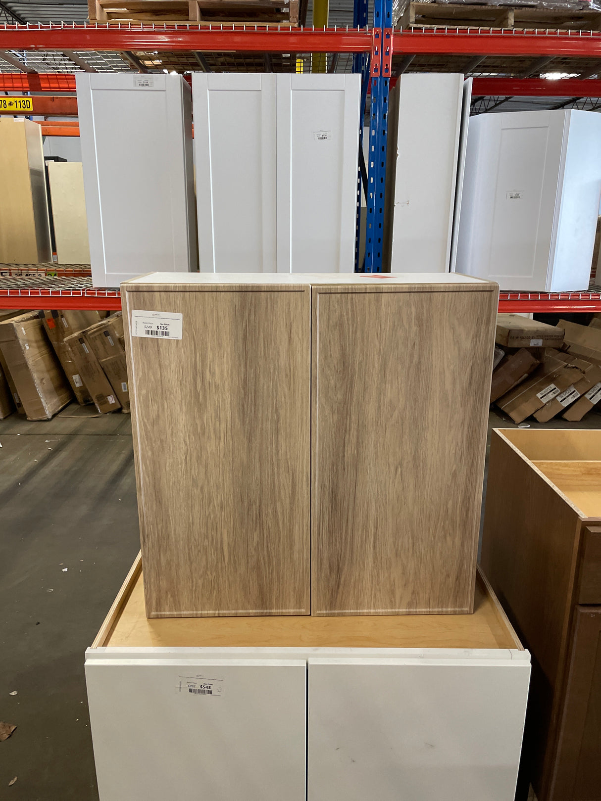 Designer Series Renly 30 in. W x 12 in. D x 30 in. H Assembled Slim Shaker Wall Kitchen Cabinet in Sandstone