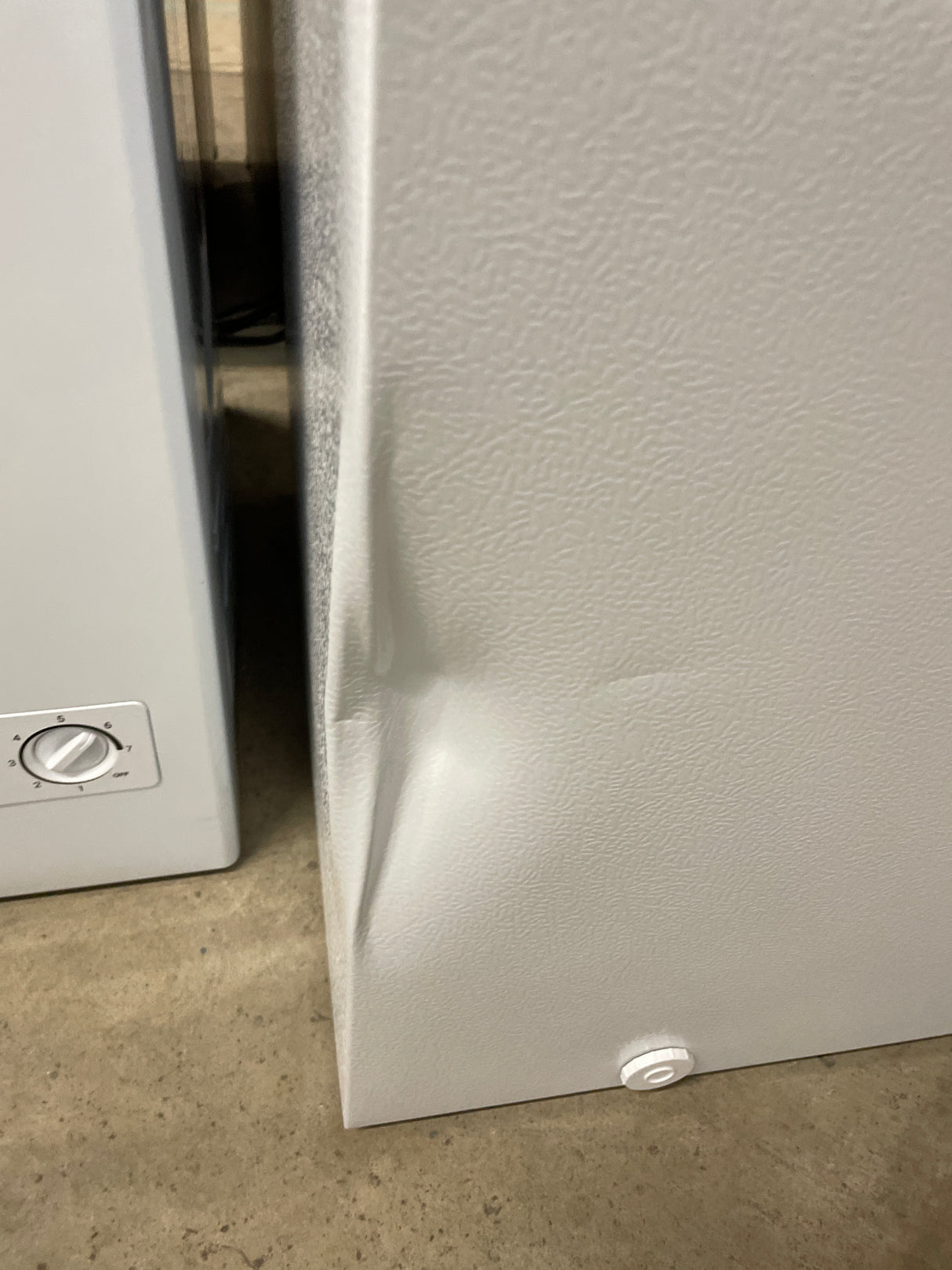 5.0 cu. ft. Manual Defrost Chest Freezer with LED Light in White Garage Ready