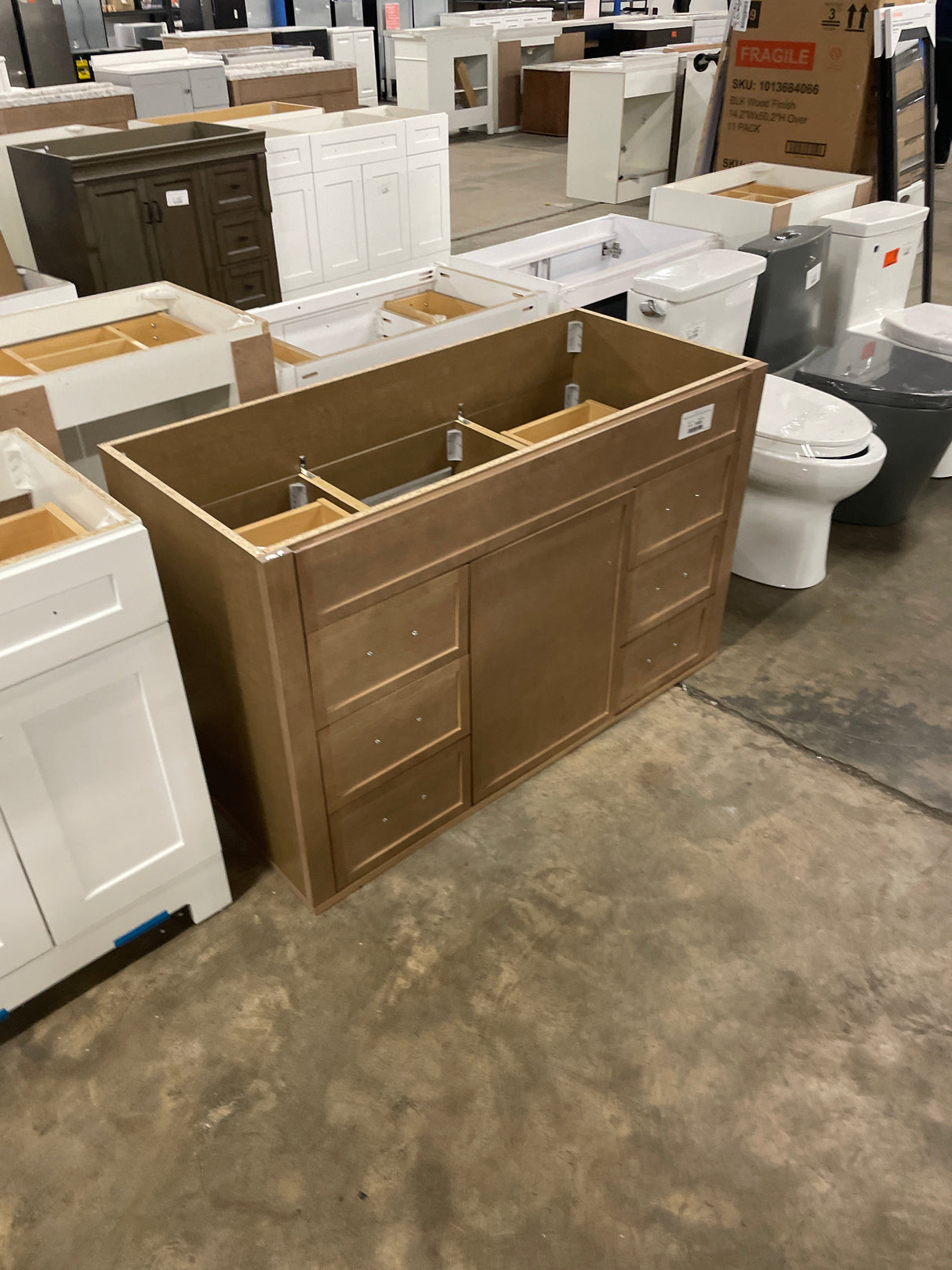 Winsome 48 in. Bath Vanity Cabinet without Top in Sand