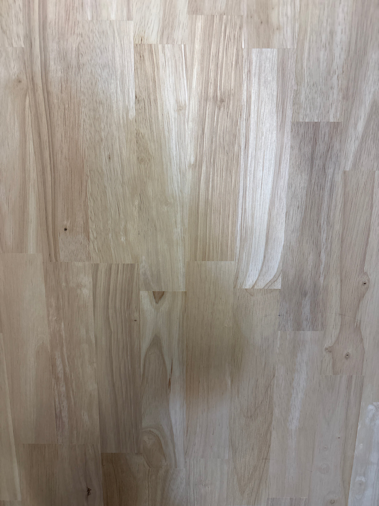 8 ft. L x 25 in. D Unfinished Hevea Solid Wood Butcher Block Countertop With Square Edge