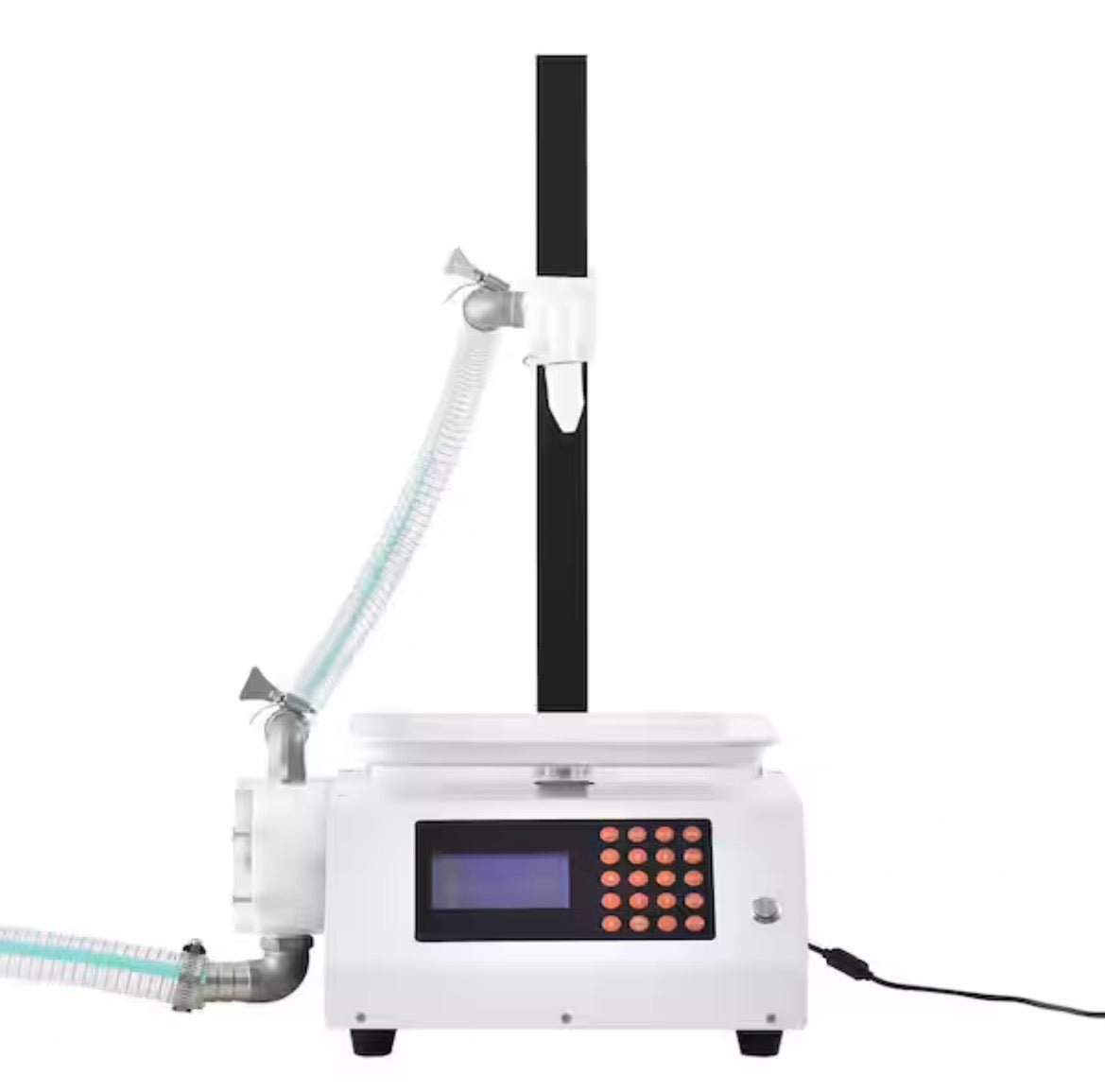 Liquid Filling Machine, 50-5000 g Capacity, Automatic Bottle Filler with Gear Pump, Digital Control for Honey, Oil, Wine