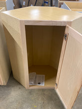 Load image into Gallery viewer, Hampton Assembled 24x36x12 in. Wall Diagonal Cabinet in Unfinished Beech
