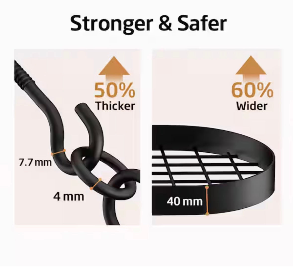 Matte Black Ceiling Oval Pot Rack for Kitchen with 20 S Hooks