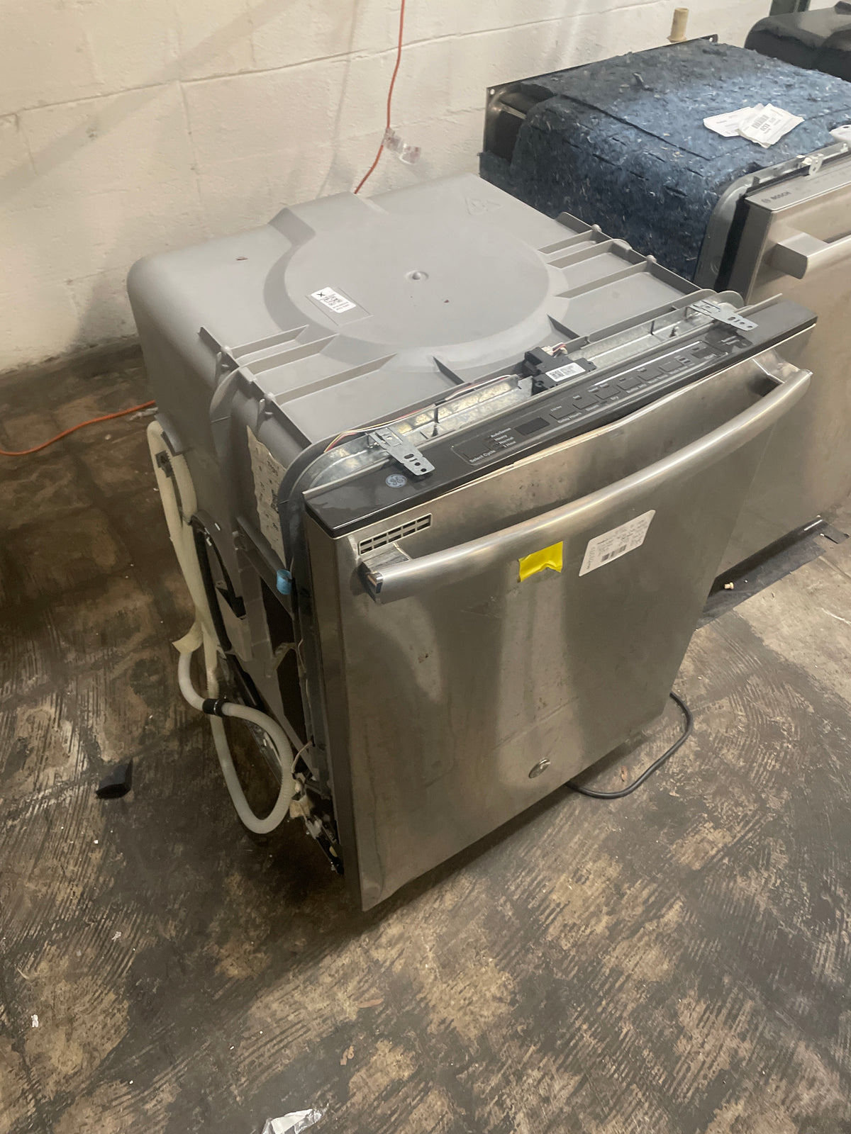 GE 47 dBa Top Control Dishwasher with 3rd Rack, Stainless Steel Tub, Steam + Sani Cycle, Dry Boost