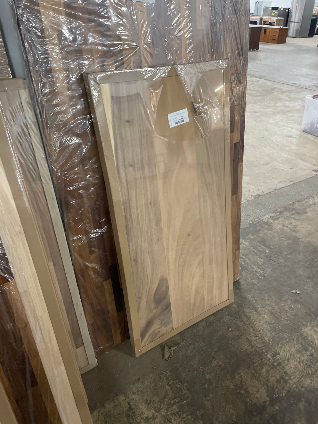 4 ft. L x 25 in. D Unfinished Saman Solid Wood Butcher Block Countertop With Live Edge