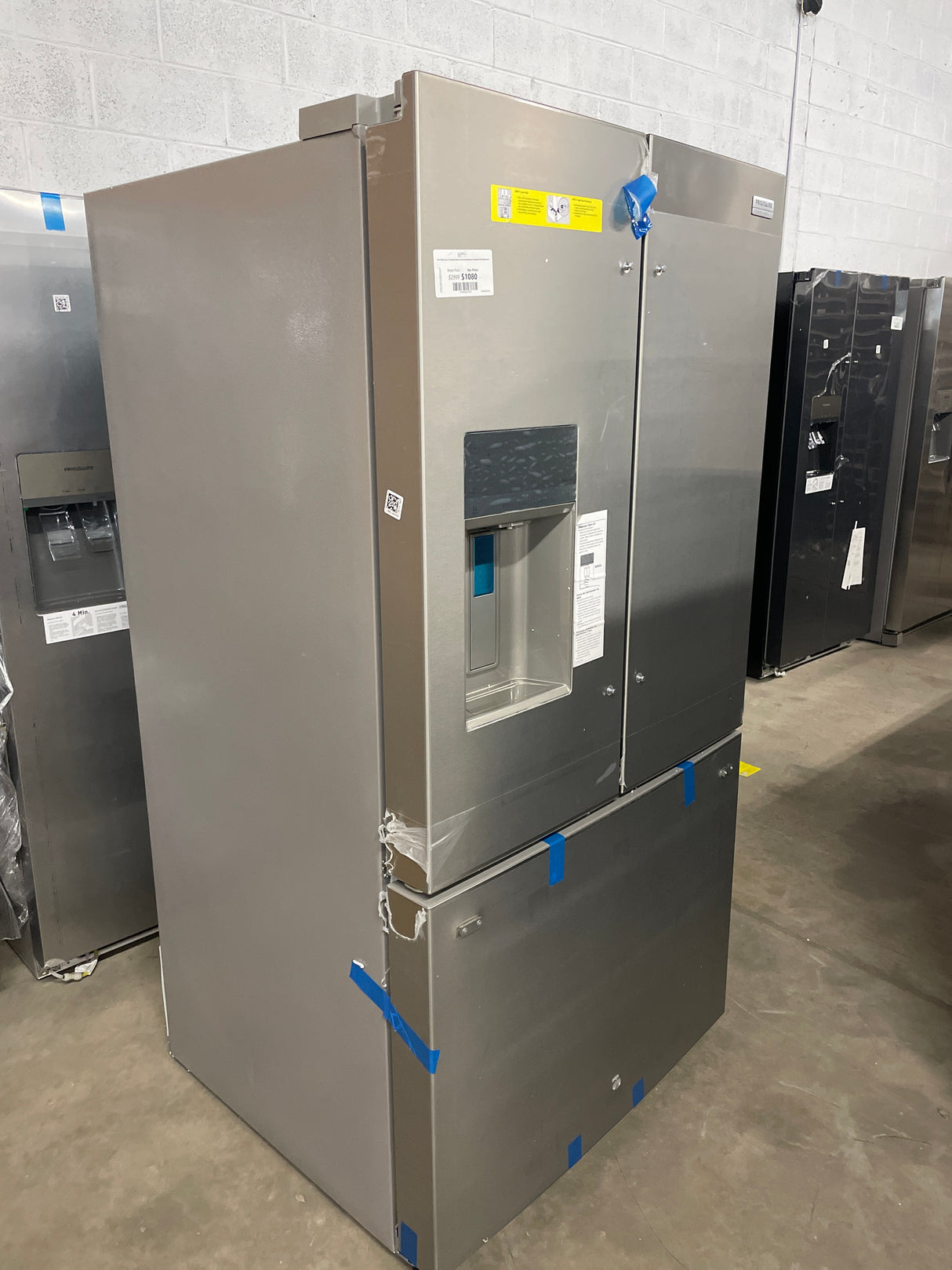 36 in. Gallery 28 cu. ft. Standard Depth French Door Refrigerator in Smudge-Proof Stainless Steel