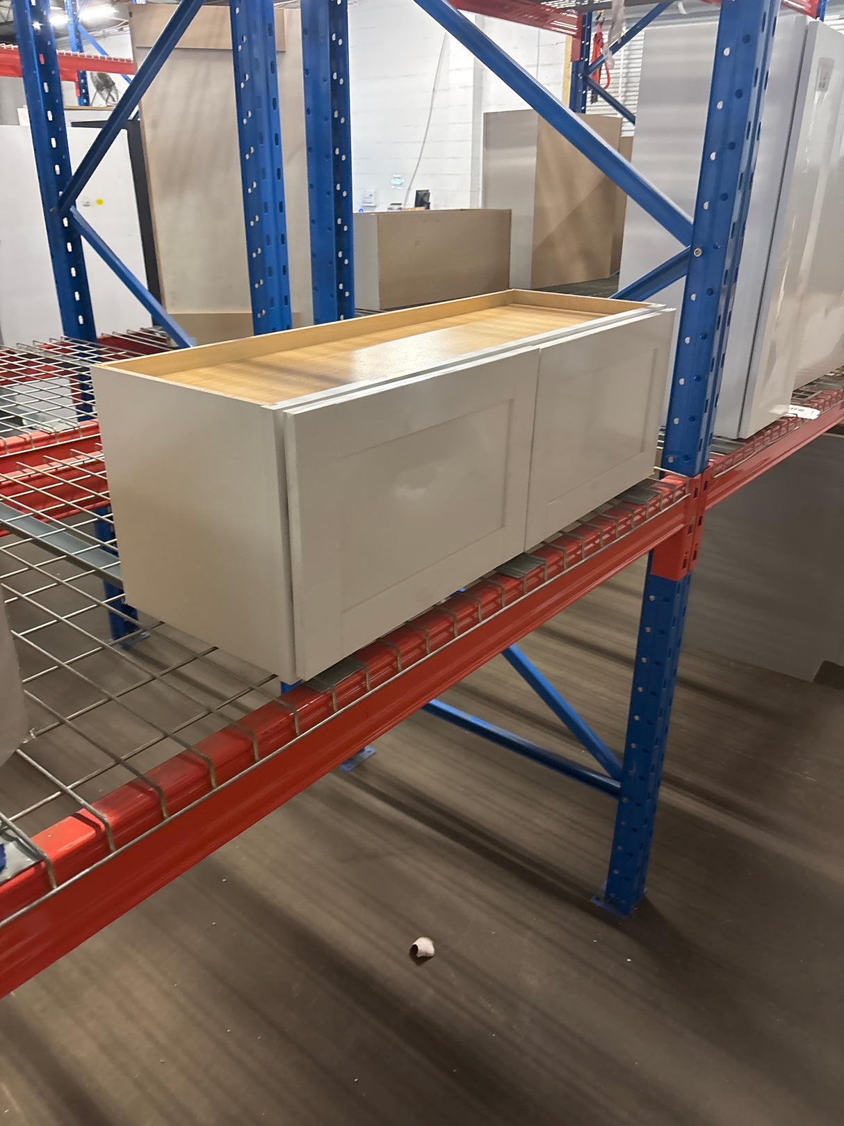 Westfield Feather White Shaker Stock Assembled Wall Kitchen Bridge Cabinet (36 in. W x 12 in. D x 12 in. H)