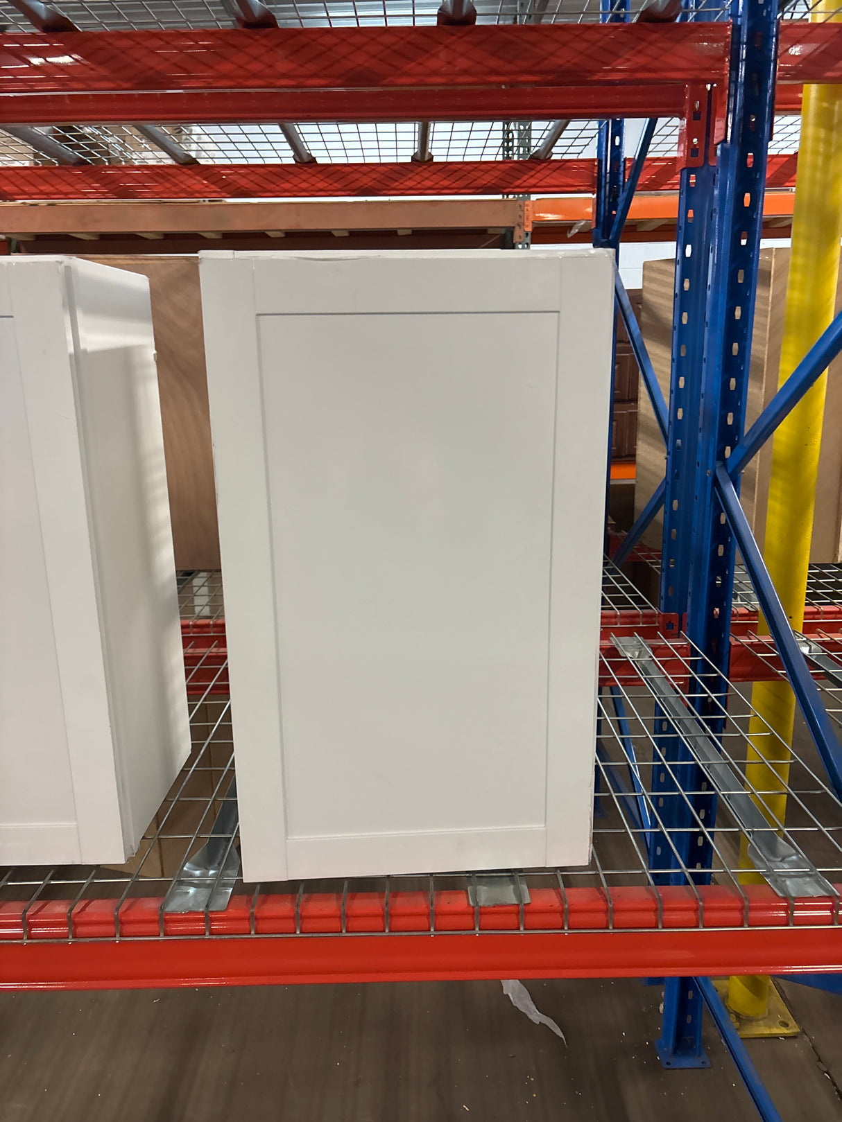 Westfield Feather White Shaker Stock Assembled Wall Kitchen Cabinet (18 in. W x 12 in. D x 30 in. H)