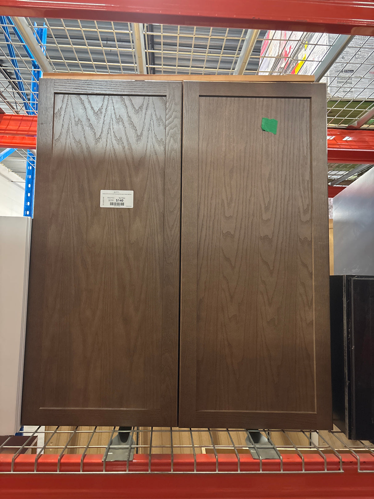 Sinclair 36 in. W x 12 in. D x 42 in. H Assembled Wall Cabinet in Shaker Saddle Oak