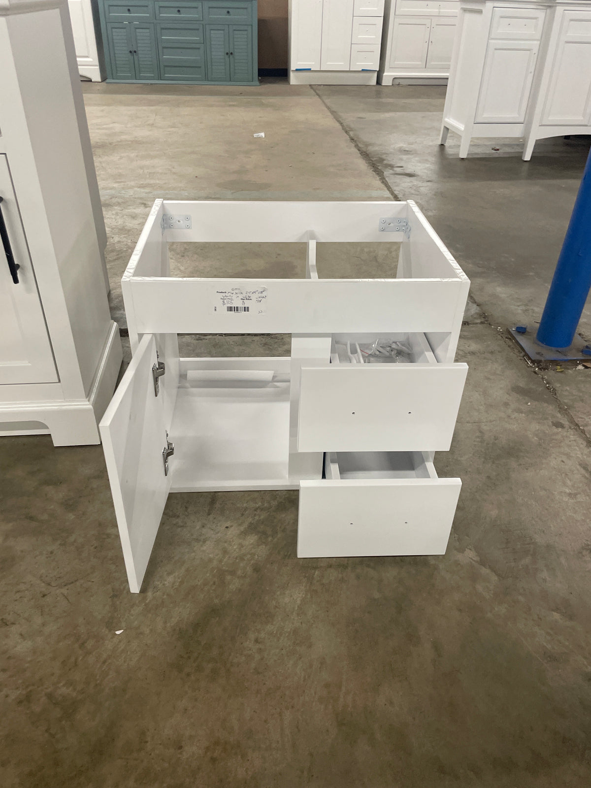 Marsella 24 in. W x 19.7 H x 18.1 in. D Vanity in White without Top