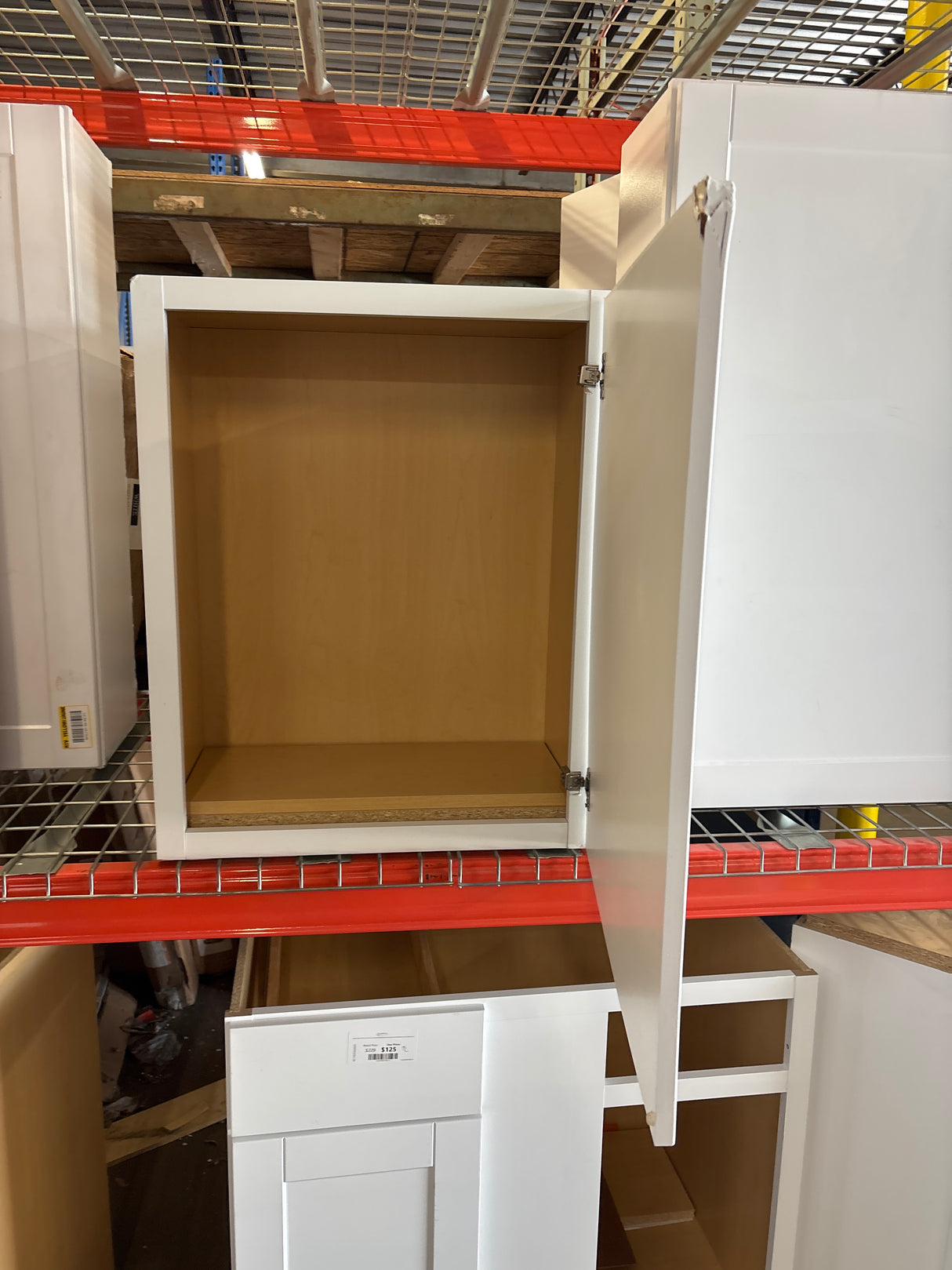 Shaker Satin White Stock Assembled Wall Kitchen Cabinet (24 in. x 30 in. x 12 in.)