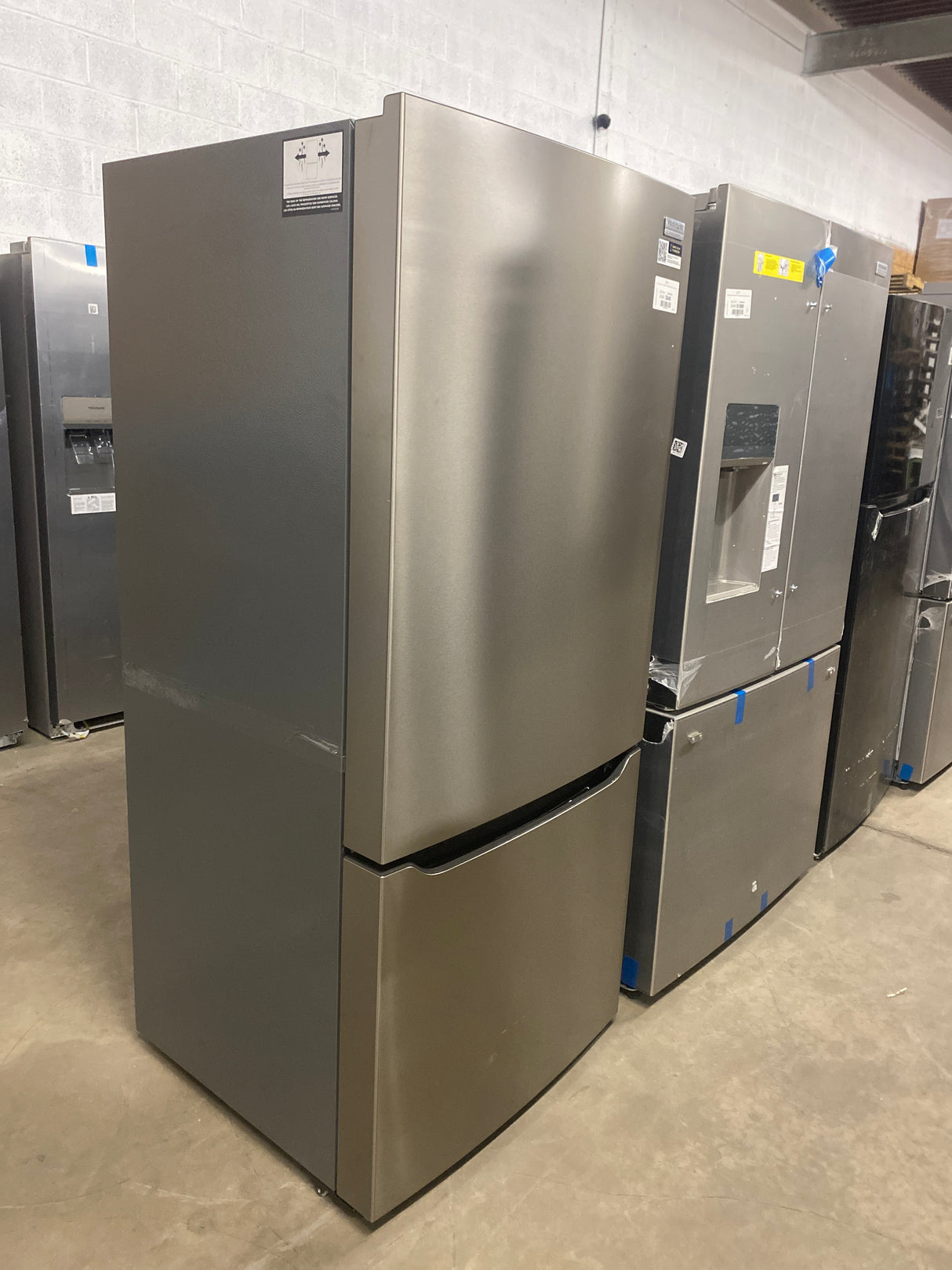 Gallery 30 in. 20.3 cu. ft. Bottom Freezer Refrigerator in Smudge-Proof Stainless Steel with Internal Water Dispenser