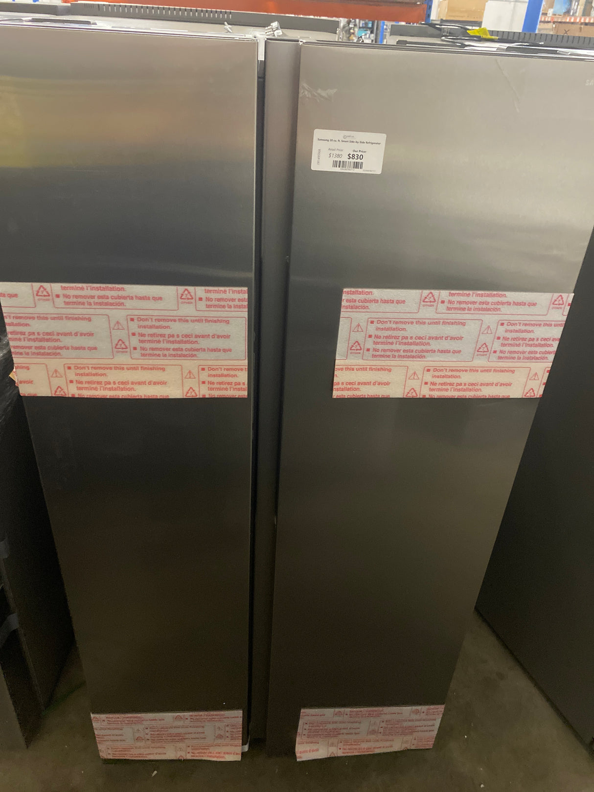 Samsung 28 cu. ft. Smart Side-by-Side Refrigerator