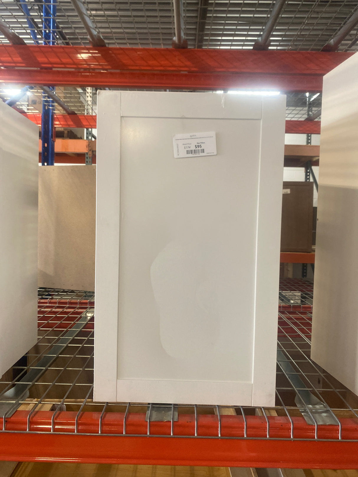 Westfield Feather White Shaker Stock Assembled Wall Kitchen Cabinet (18 in. W x 12 in. D x 30 in. H)