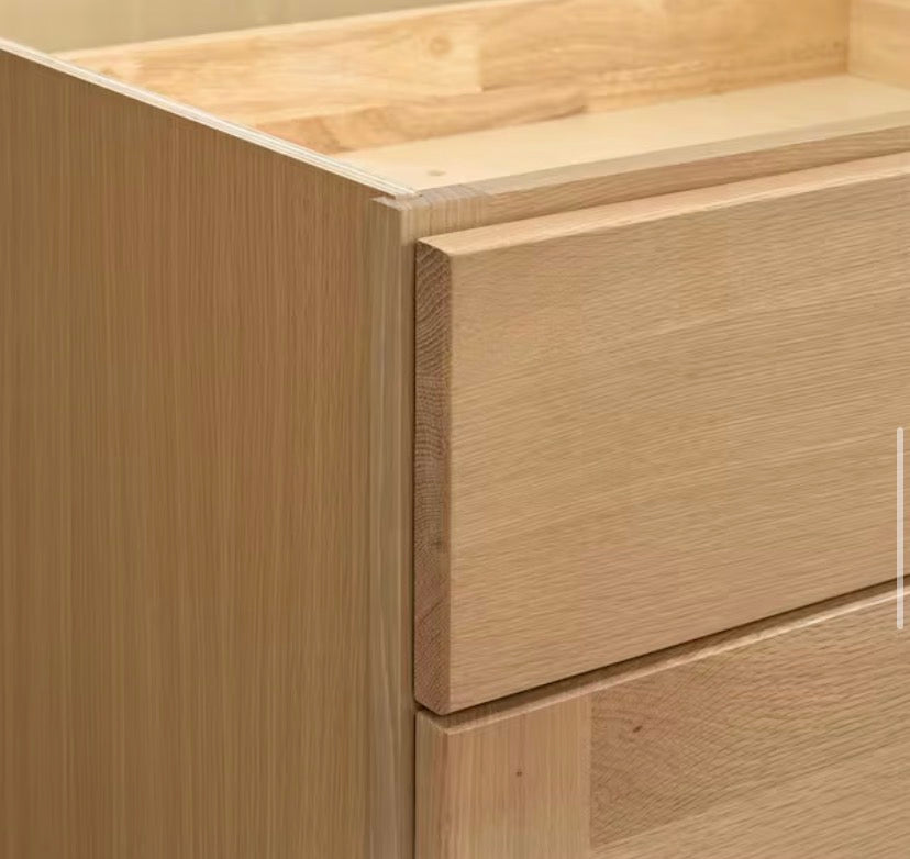 Avondale 30 in. W x 24 in. D x 34.5 in. H Ready to Assemble Plywood Shaker Drawer Base Kitchen Cabinet in White Oak