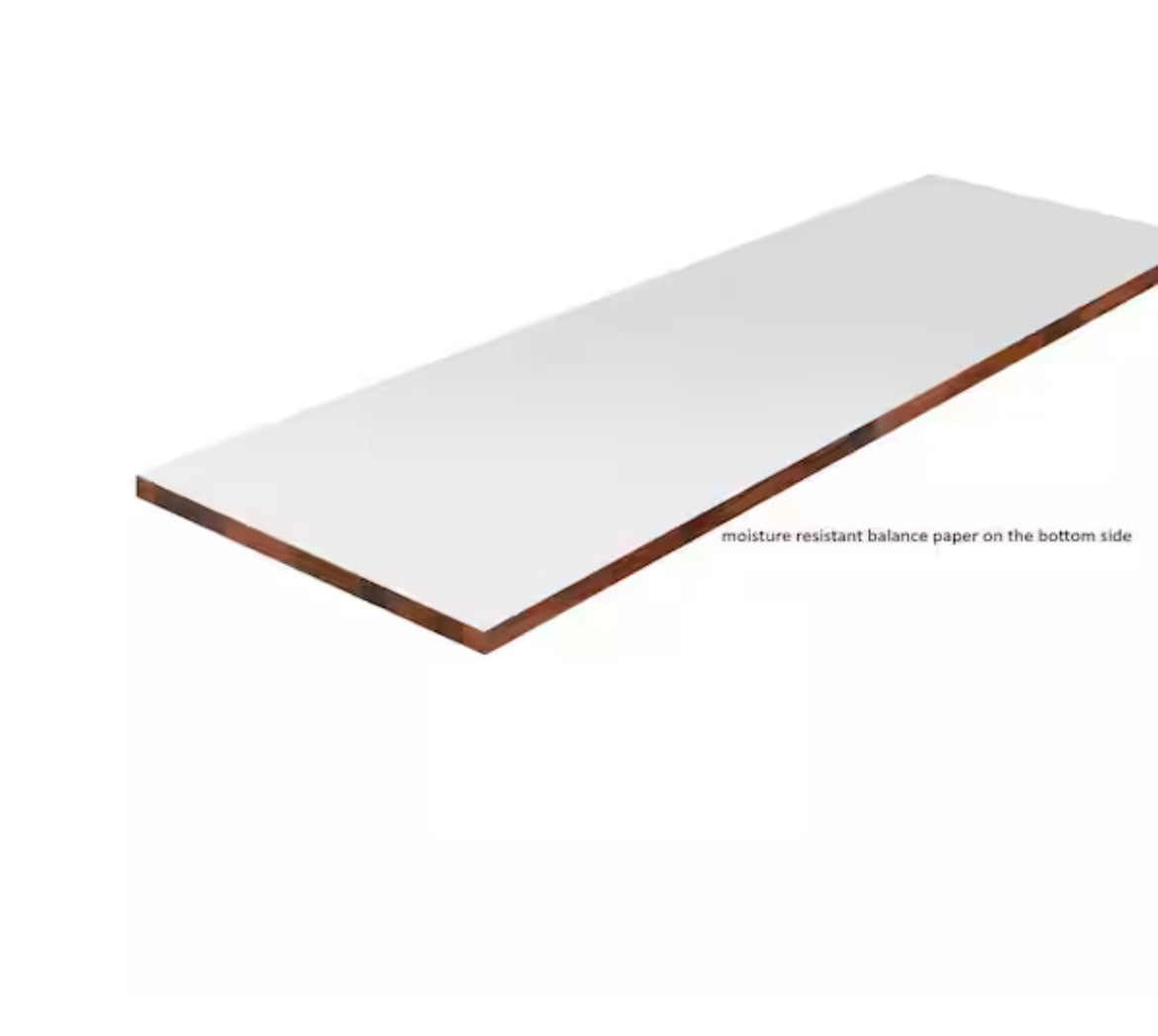 4 ft. L x 25 in. D Finished Engineered Walnut Butcher Block Countertop