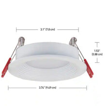 Load image into Gallery viewer, Slim Baffle 3in Adjustable CCT Cables New Construction LED Recessed Light Kit
