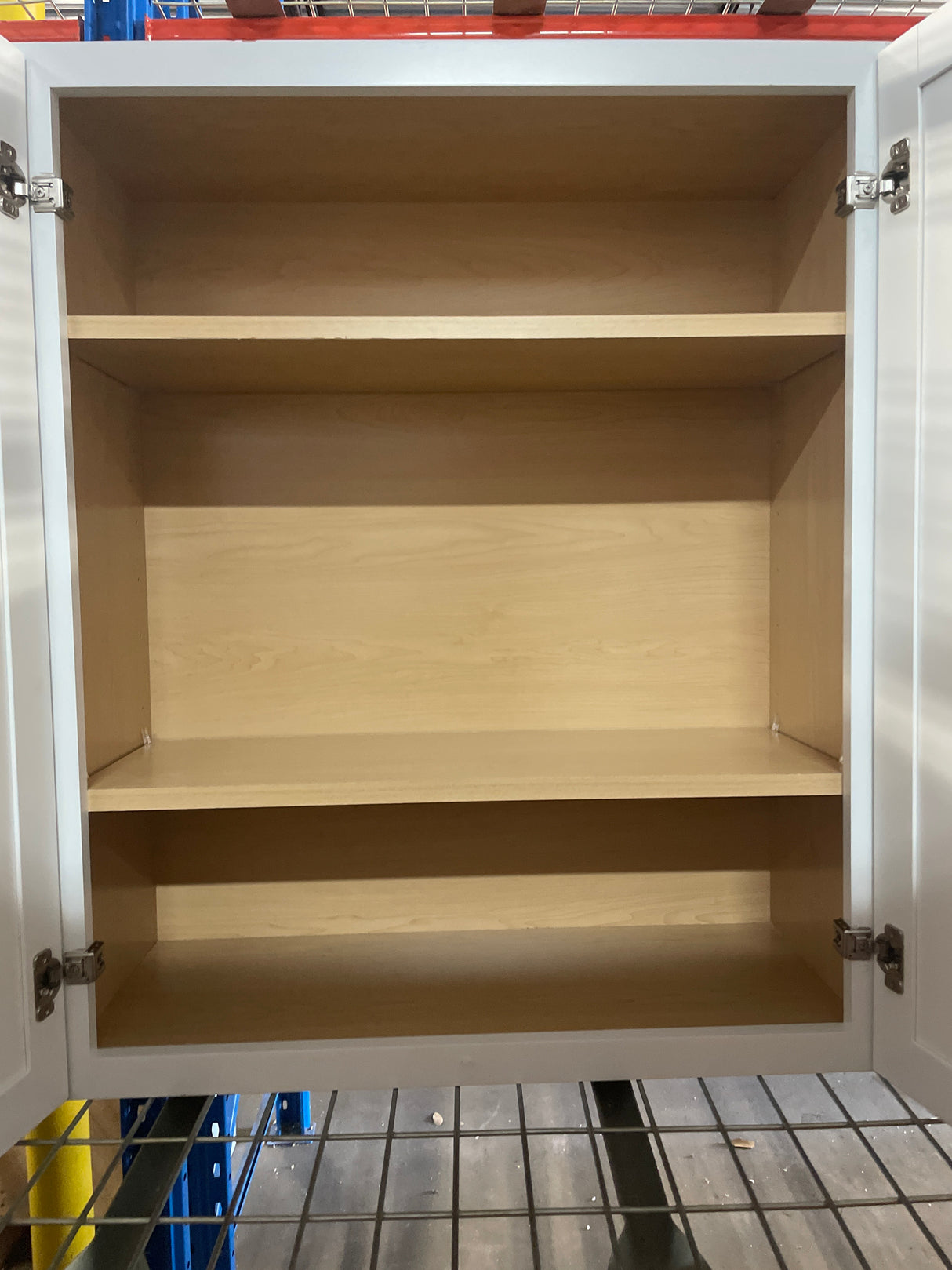 Courtland Polar White Finish Laminate Shaker Stock Assembled Wall Kitchen Cabinet 30 in. x 36 in. x 12 in.