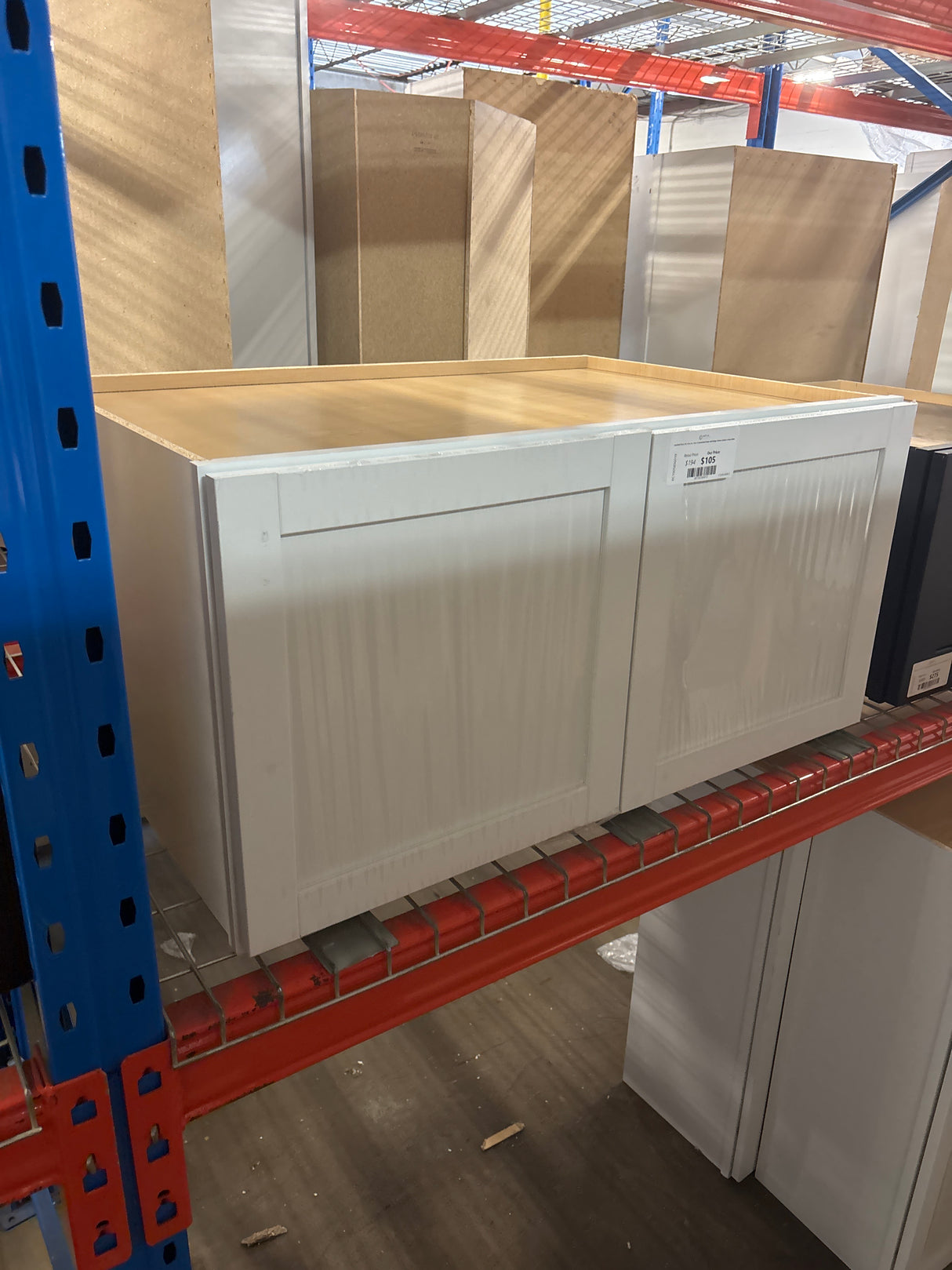 Courtland 36 in. W x 24 in. D x 18 in. H Assembled Shaker Wall Bridge Kitchen Cabinet in Polar White